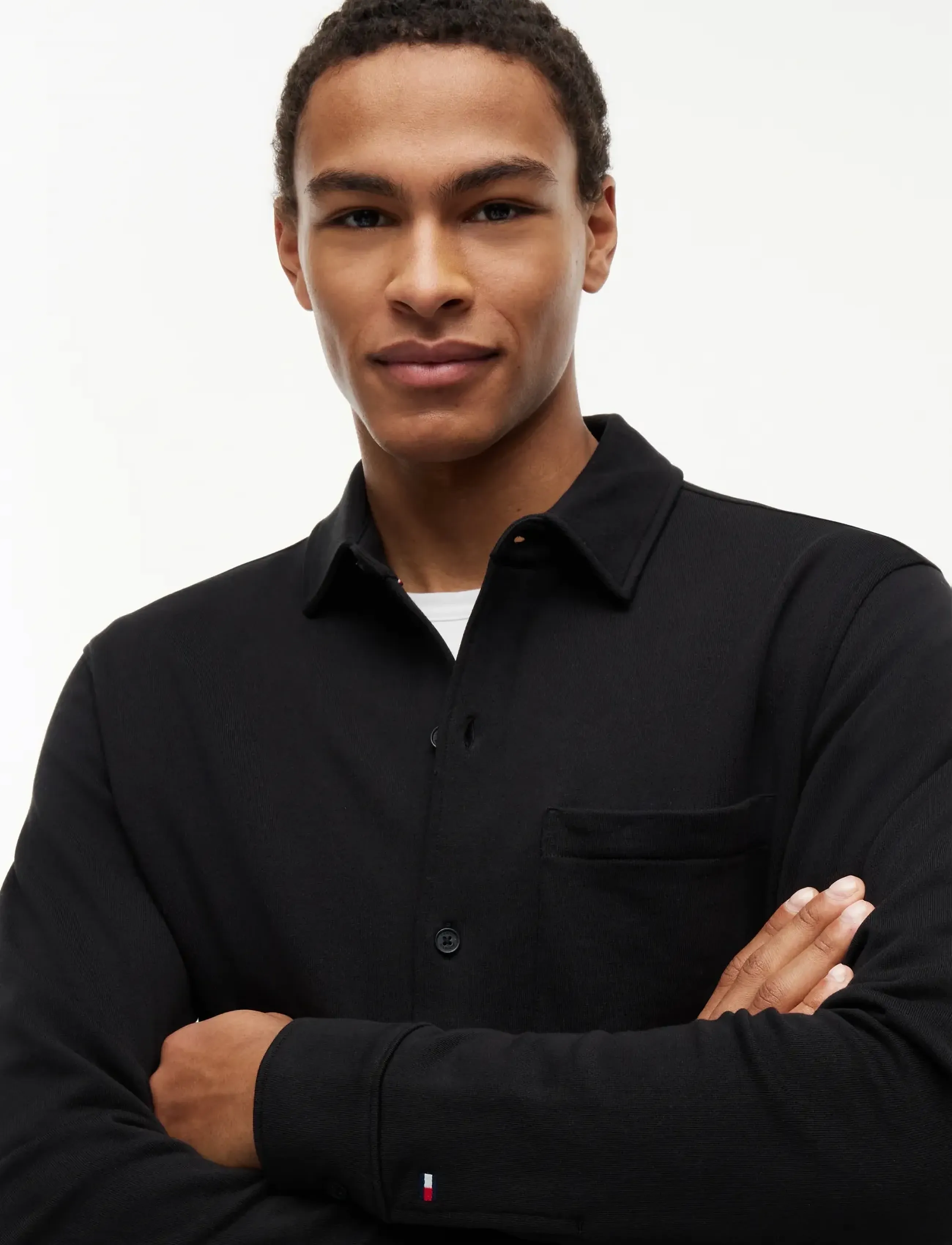 Tommy Hilfiger - ESSENTIAL TERRY OVERSHIRT - shoppa efter tillfälle - black - 3