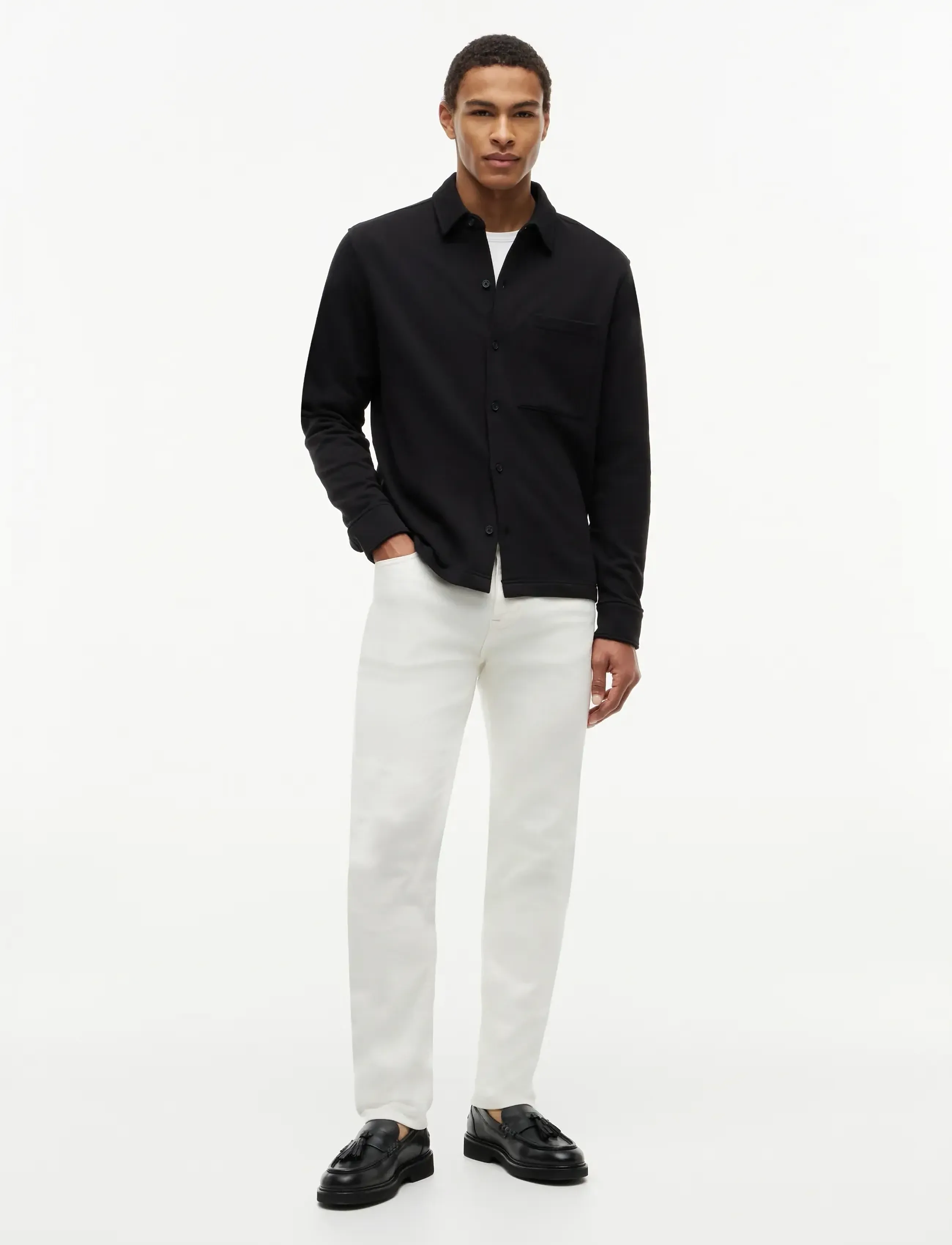 Tommy Hilfiger - ESSENTIAL TERRY OVERSHIRT - shoppa efter tillfälle - black - 4