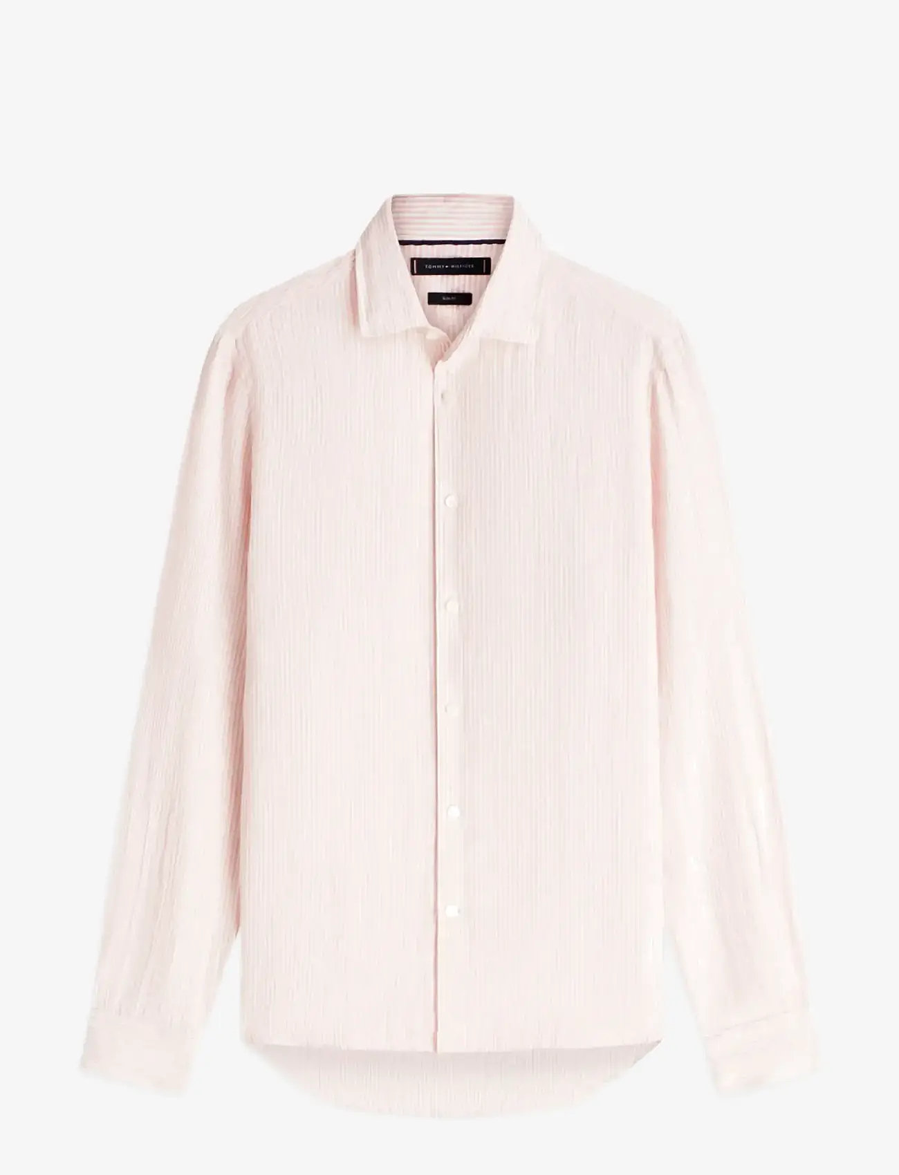 Tommy Hilfiger - DC LINEN STRIPE SHIRT - stribede skjorter - dusky pink ecru - 1