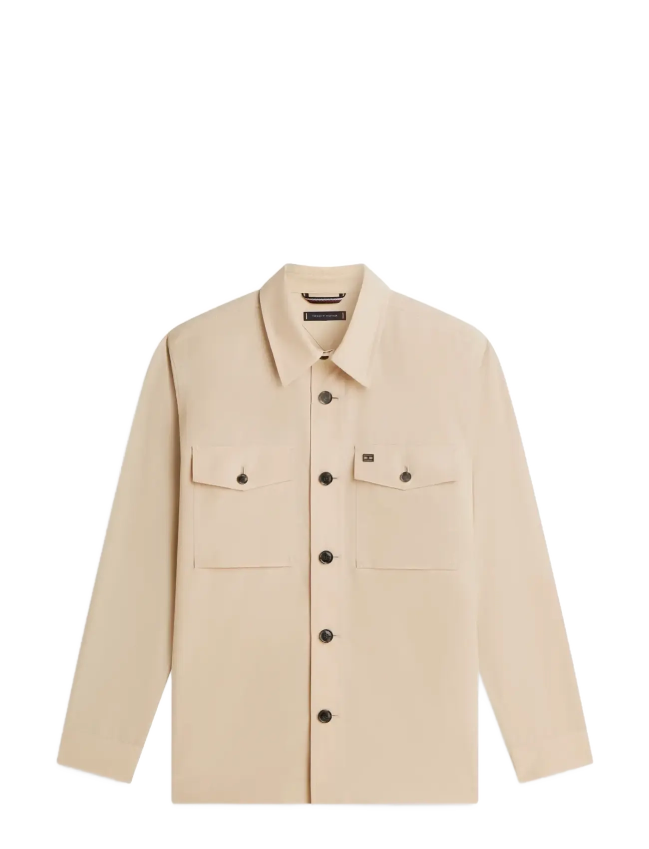 Tommy Hilfiger DC AIRDOT SHIRT JACKET - Nyheter - SANDALWOOD / beige