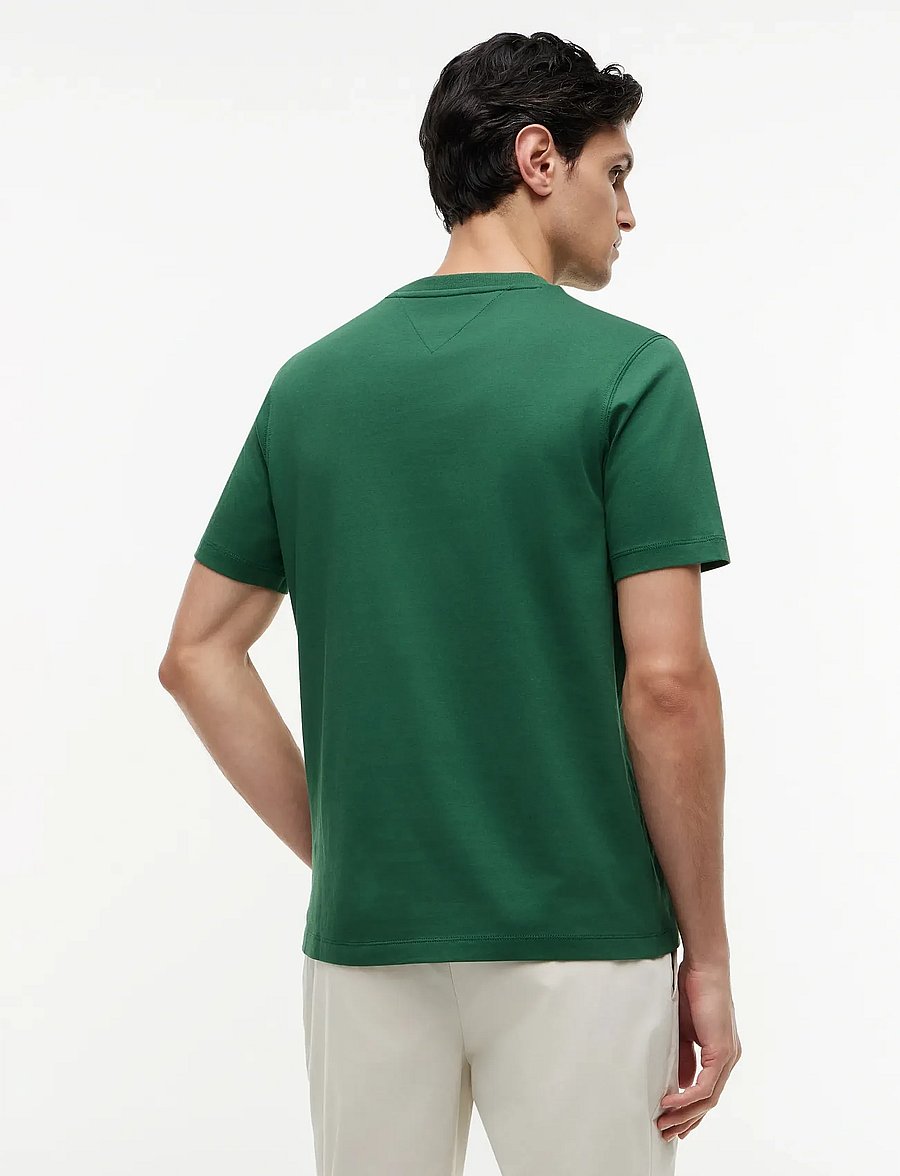 Tommy Hilfiger - SUMMER FLORAL GRAPHIC POCKET TEE - kortærmede t-shirts - street green - 2