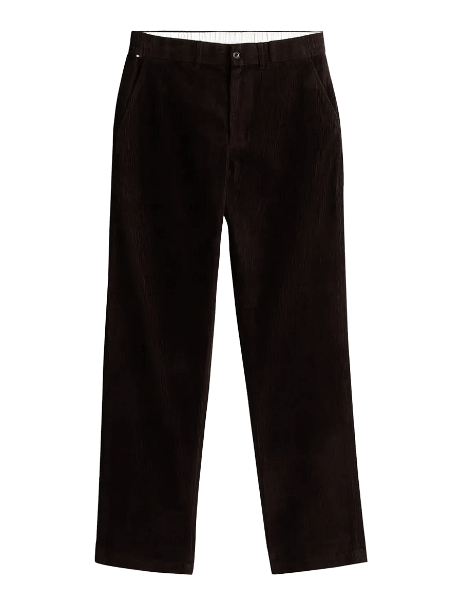 Tommy Hilfiger - DOVER WIDE WALE CORDUROY - freizeithosen - chocolate - 0
