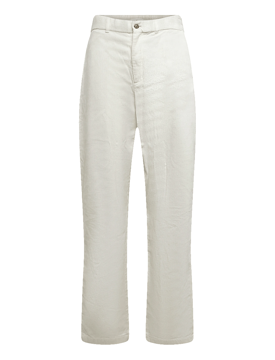 Tommy Hilfiger - DOVER WIDE WALE CORDUROY - casual trousers - ivory silk - 1
