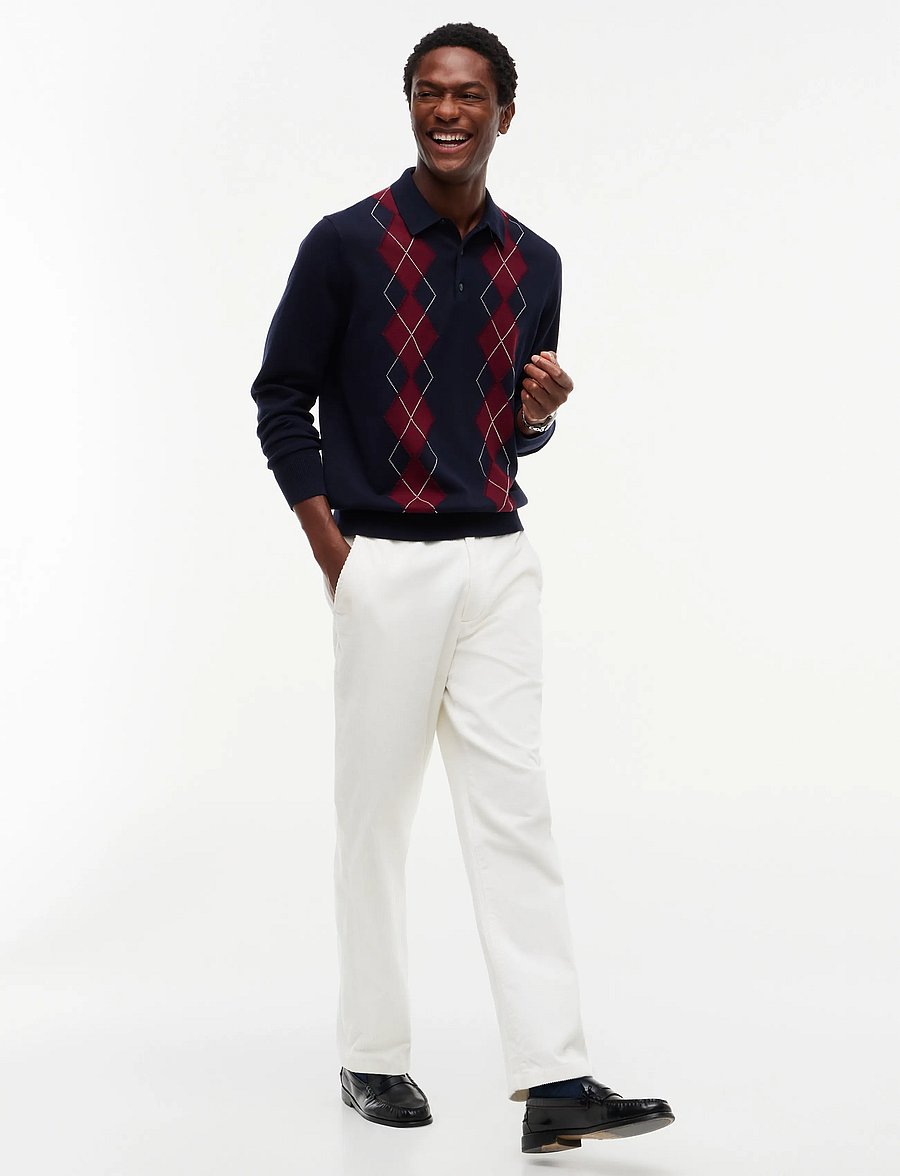Tommy Hilfiger - DOVER WIDE WALE CORDUROY - casual trousers - ivory silk - 3