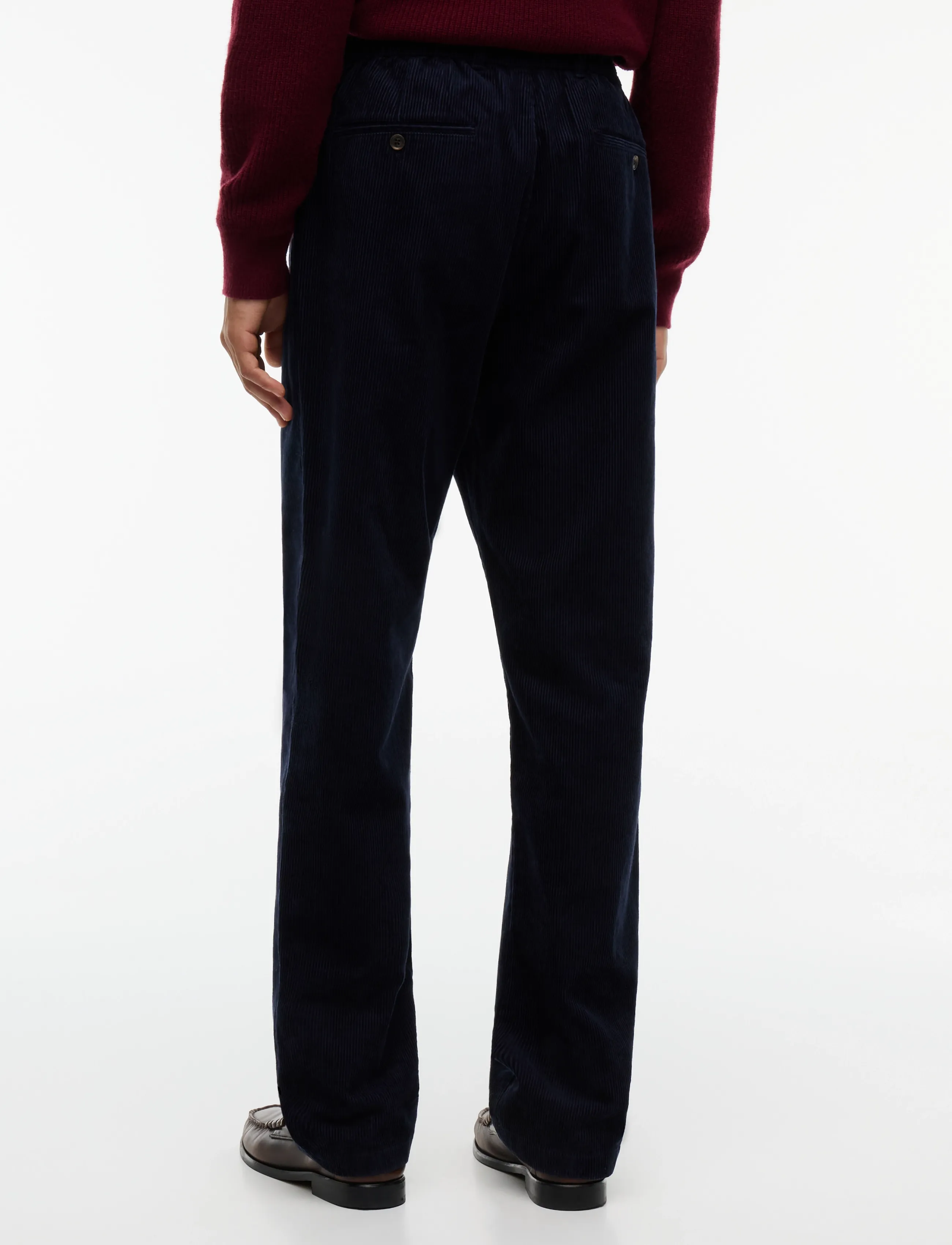 Tommy Hilfiger - DOVER WIDE WALE CORDUROY - navy blue - 2
