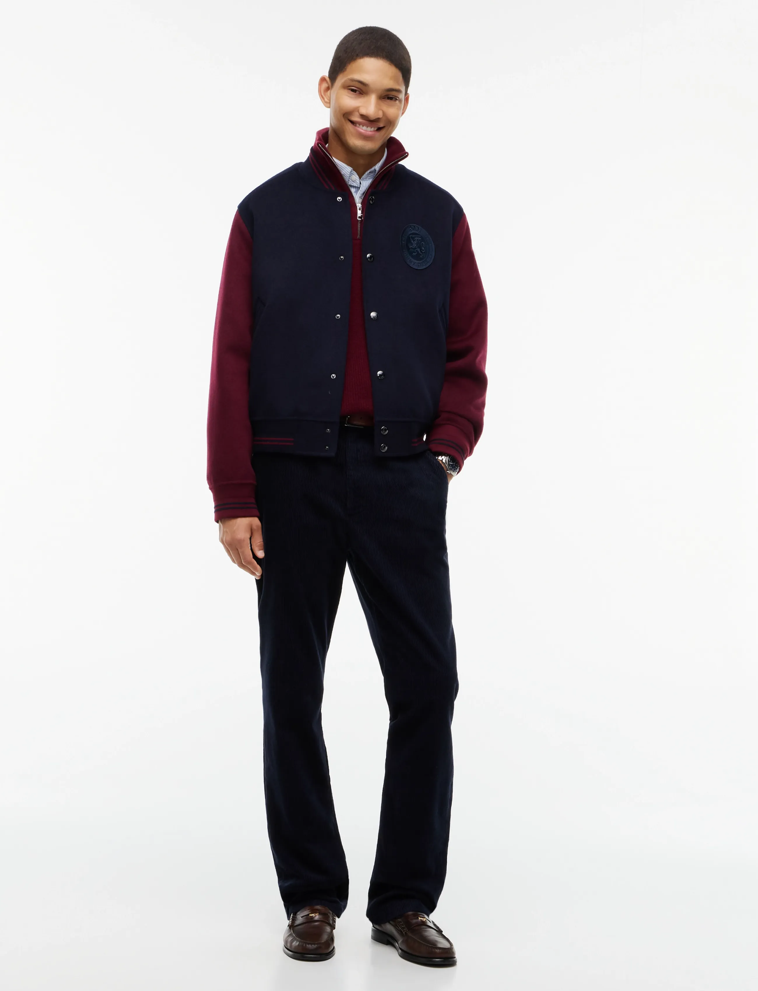 Tommy Hilfiger - DOVER WIDE WALE CORDUROY - navy blue - 3