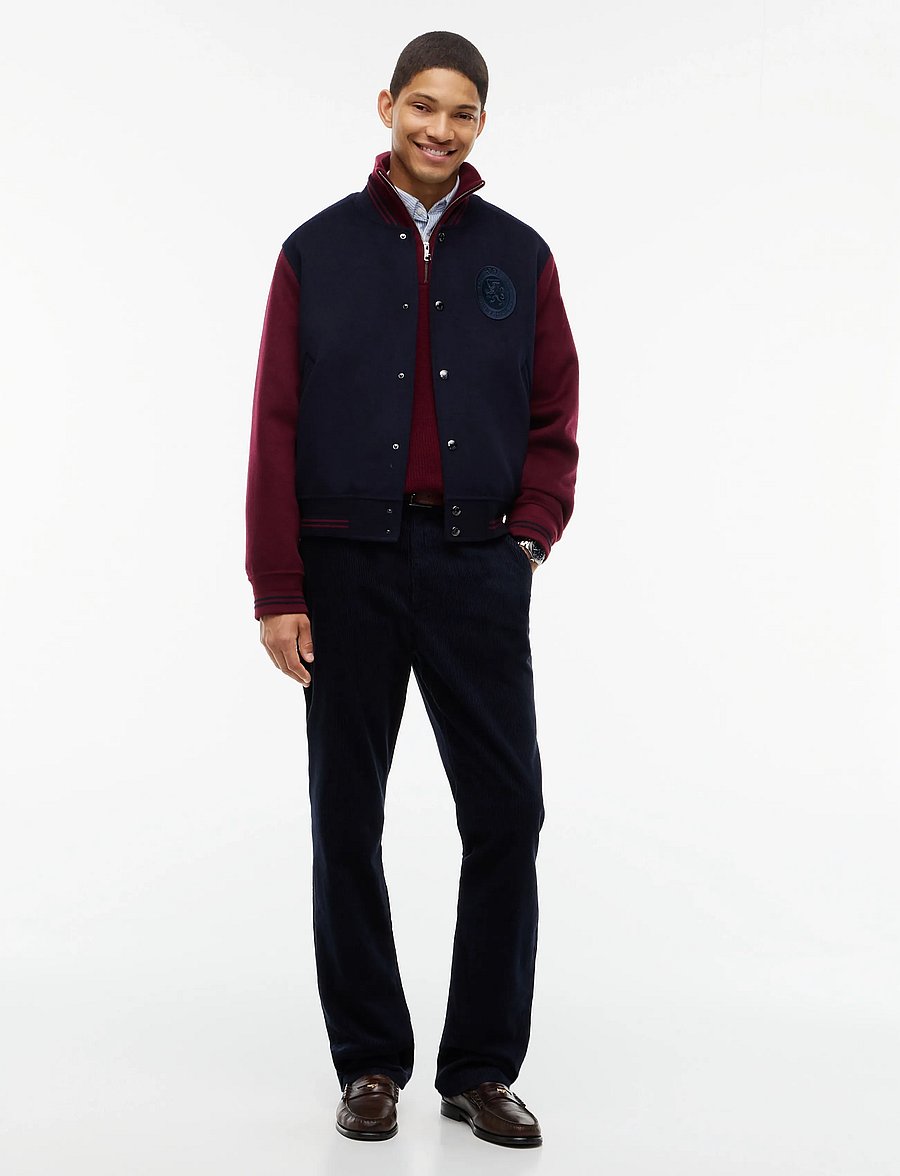 Tommy Hilfiger - DOVER WIDE WALE CORDUROY - freizeithosen - navy blue - 3