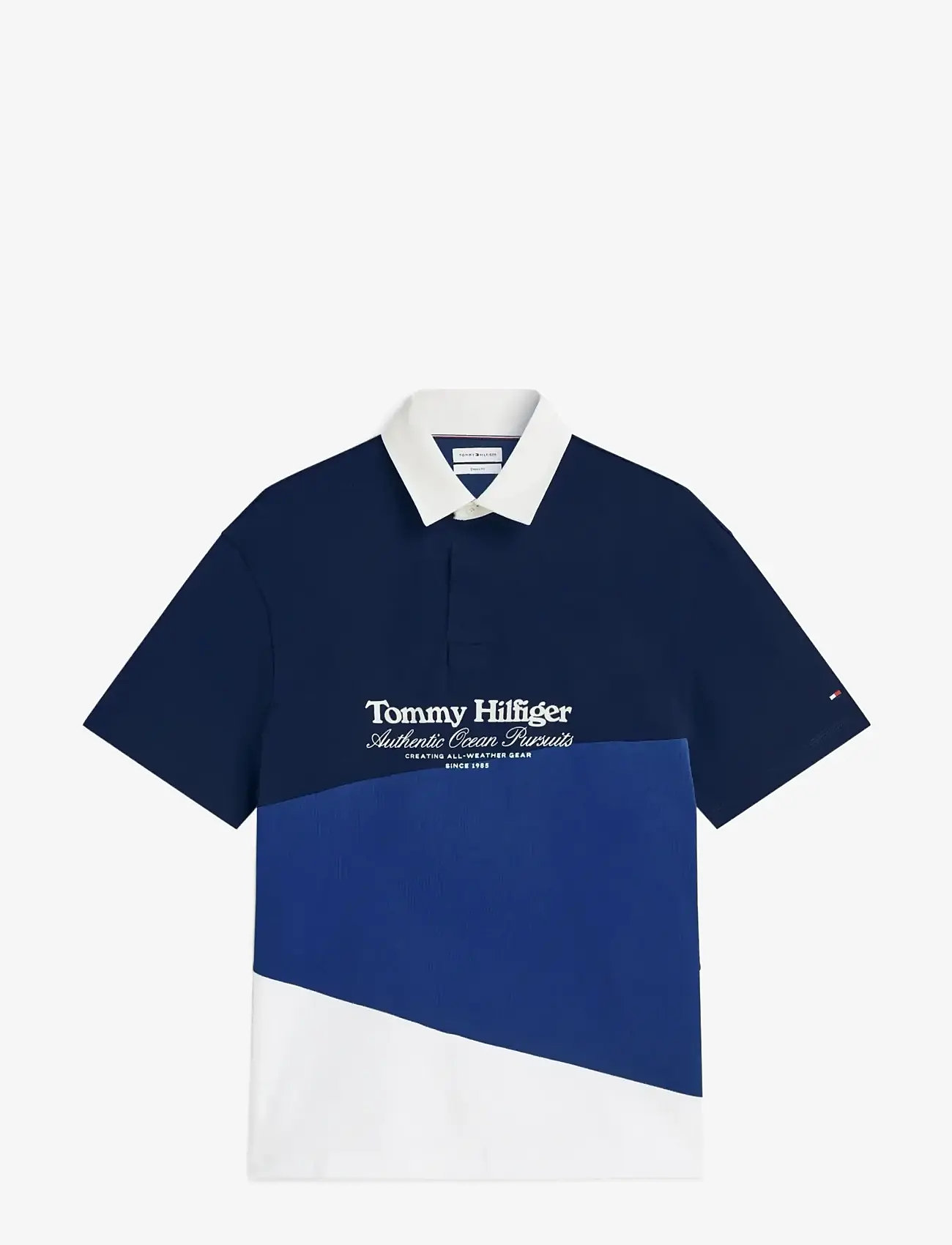 Tommy Hilfiger - GRAPHIC COLORBLOCK CLASSIC POLO - kortærmede poloer - carbon navy   multi - 1