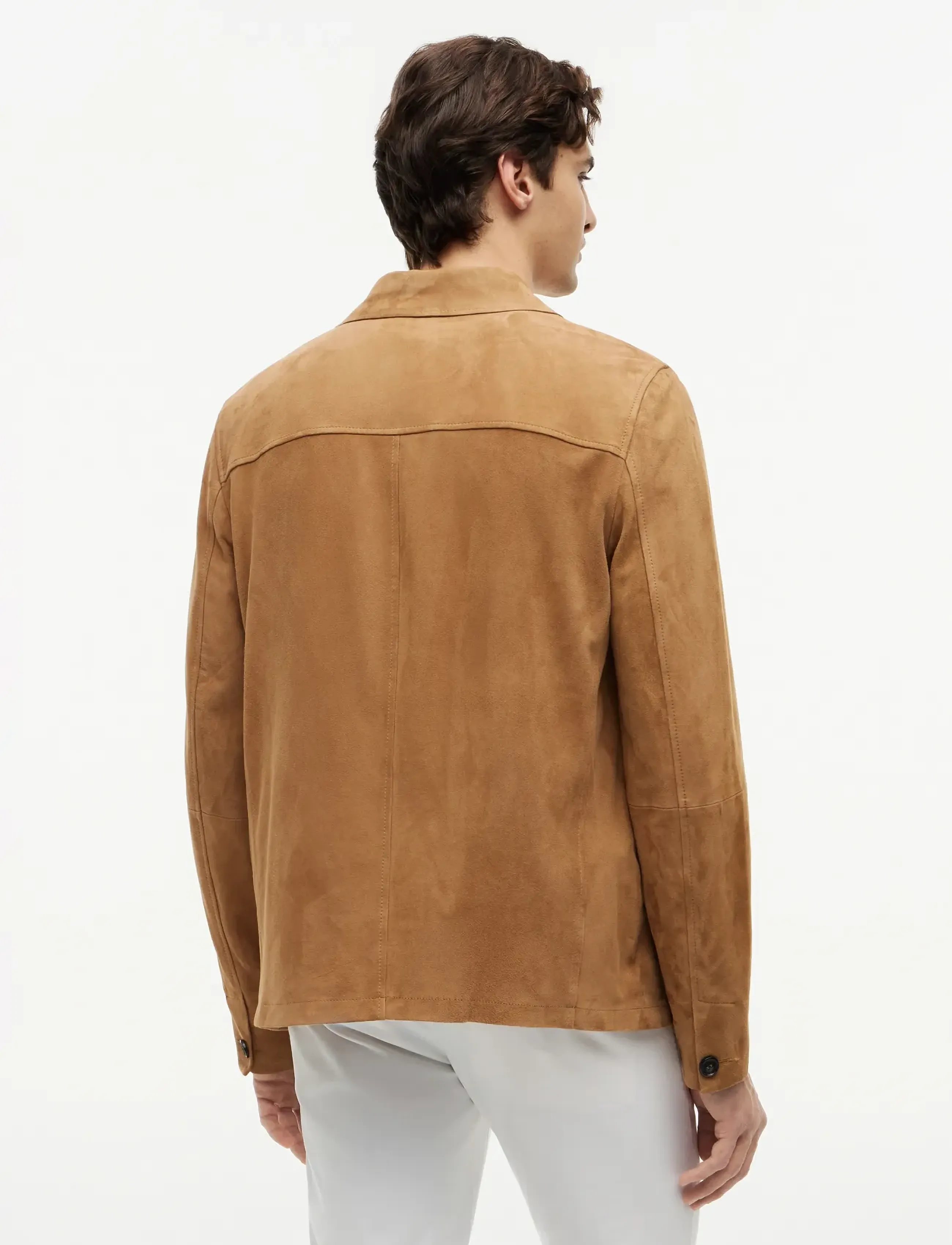 Tommy Hilfiger - SUEDE CHORE JACKET - brown - 2