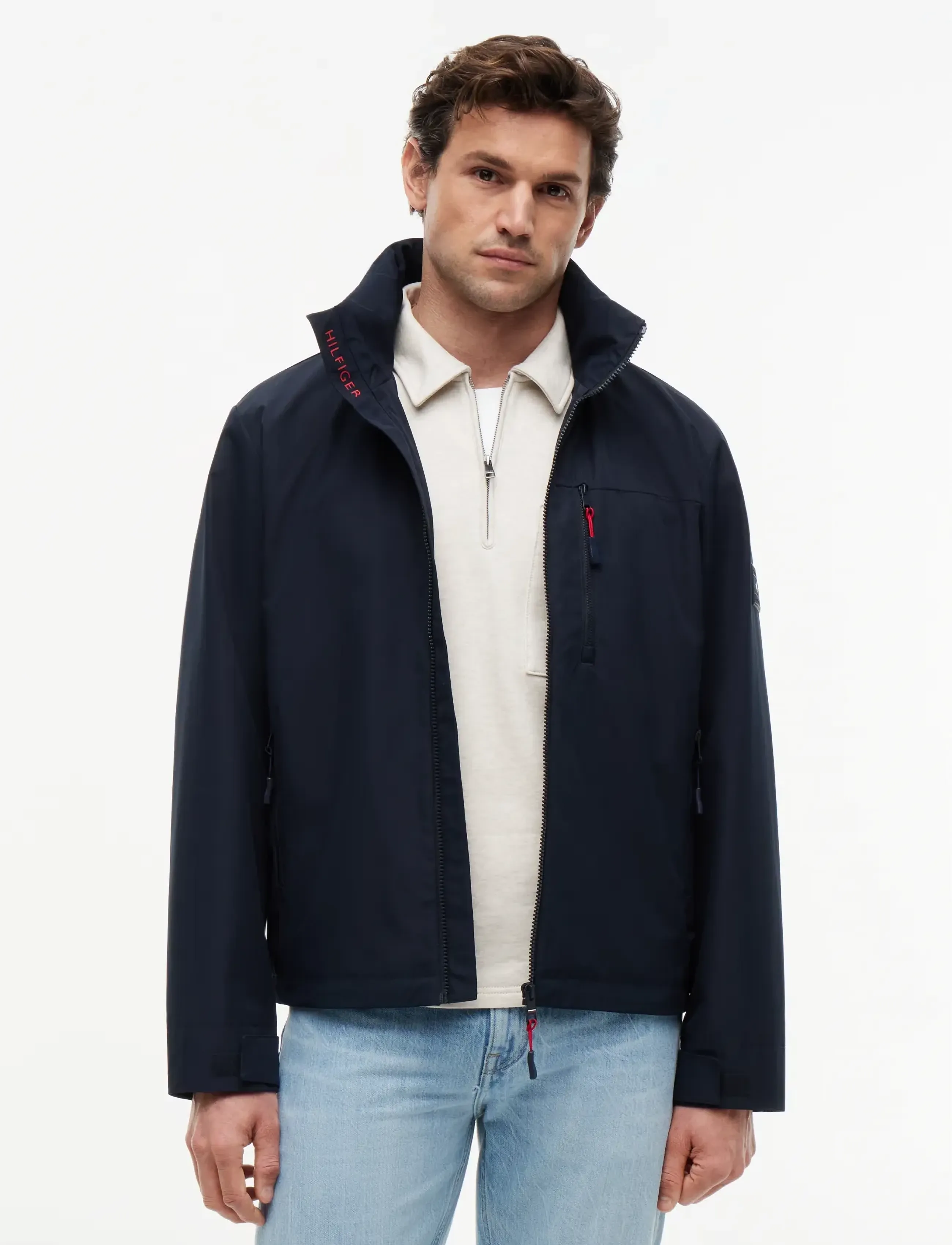 Tommy Hilfiger CREW JACKET - Kleidung - DESERT SKY / navy