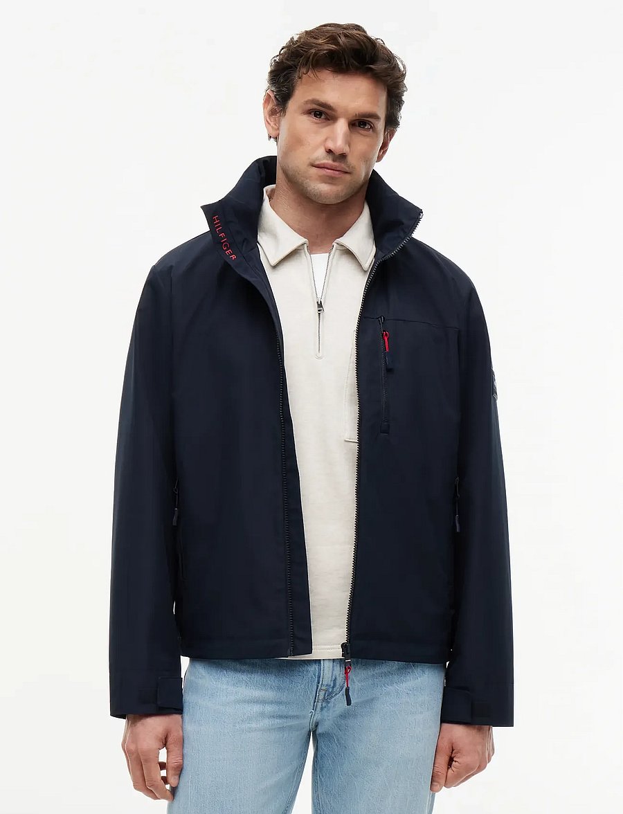 Tommy Hilfiger - CREW JACKET - herbstjacken - desert sky - 0