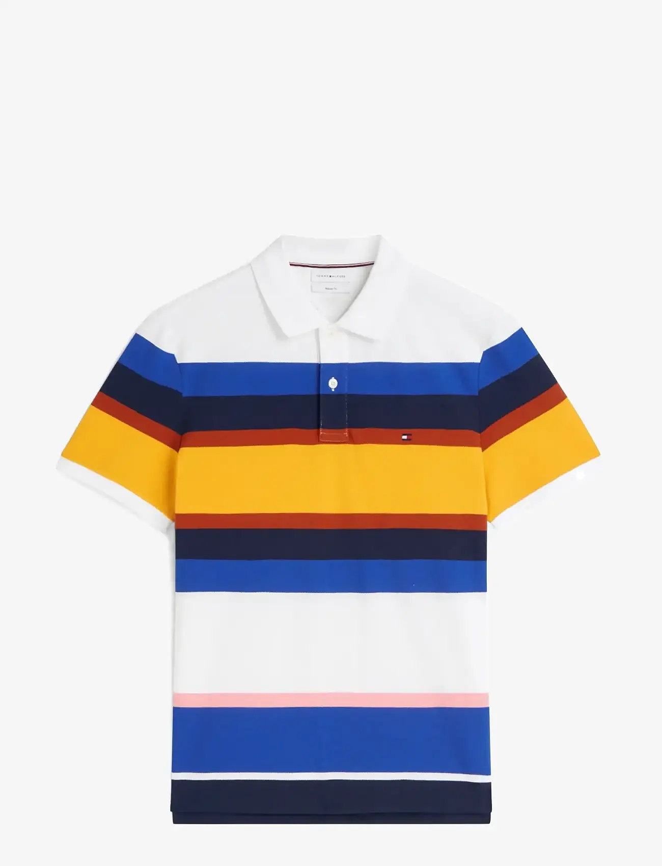 Tommy Hilfiger - VARIED ROADMAP STRIPE REG POLO - kortærmede poloer - blue stripe   multi 02 - 1