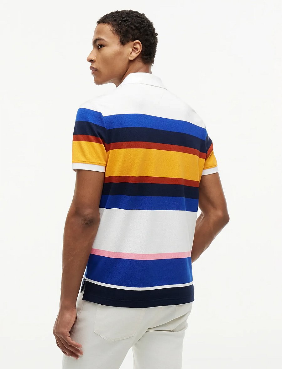 Tommy Hilfiger - VARIED ROADMAP STRIPE REG POLO - kurzärmelig - blue stripe multi 02 - 2