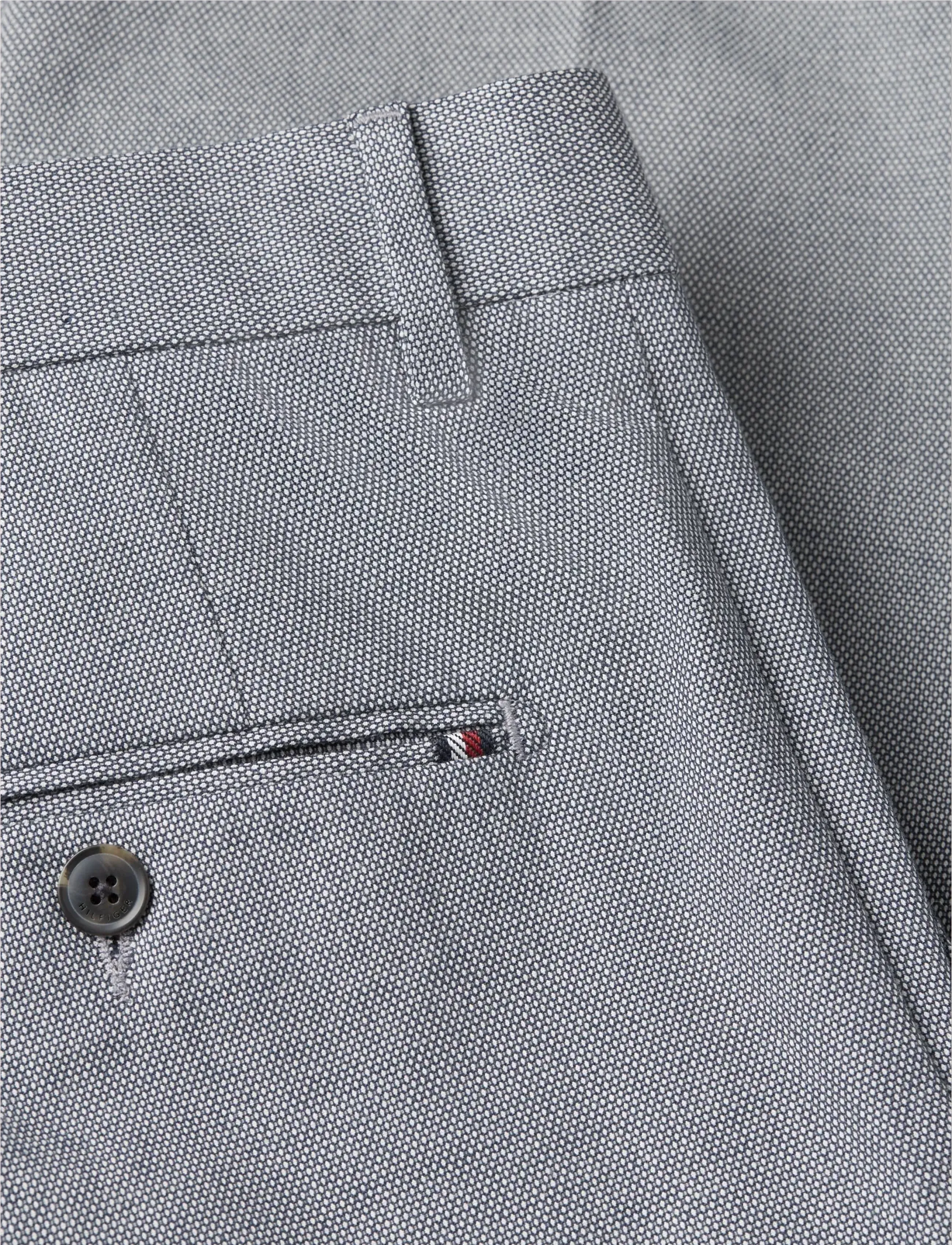 Tommy Hilfiger - DC REGULAR OXFORD PANTS - casual trousers - carbon navy - 3