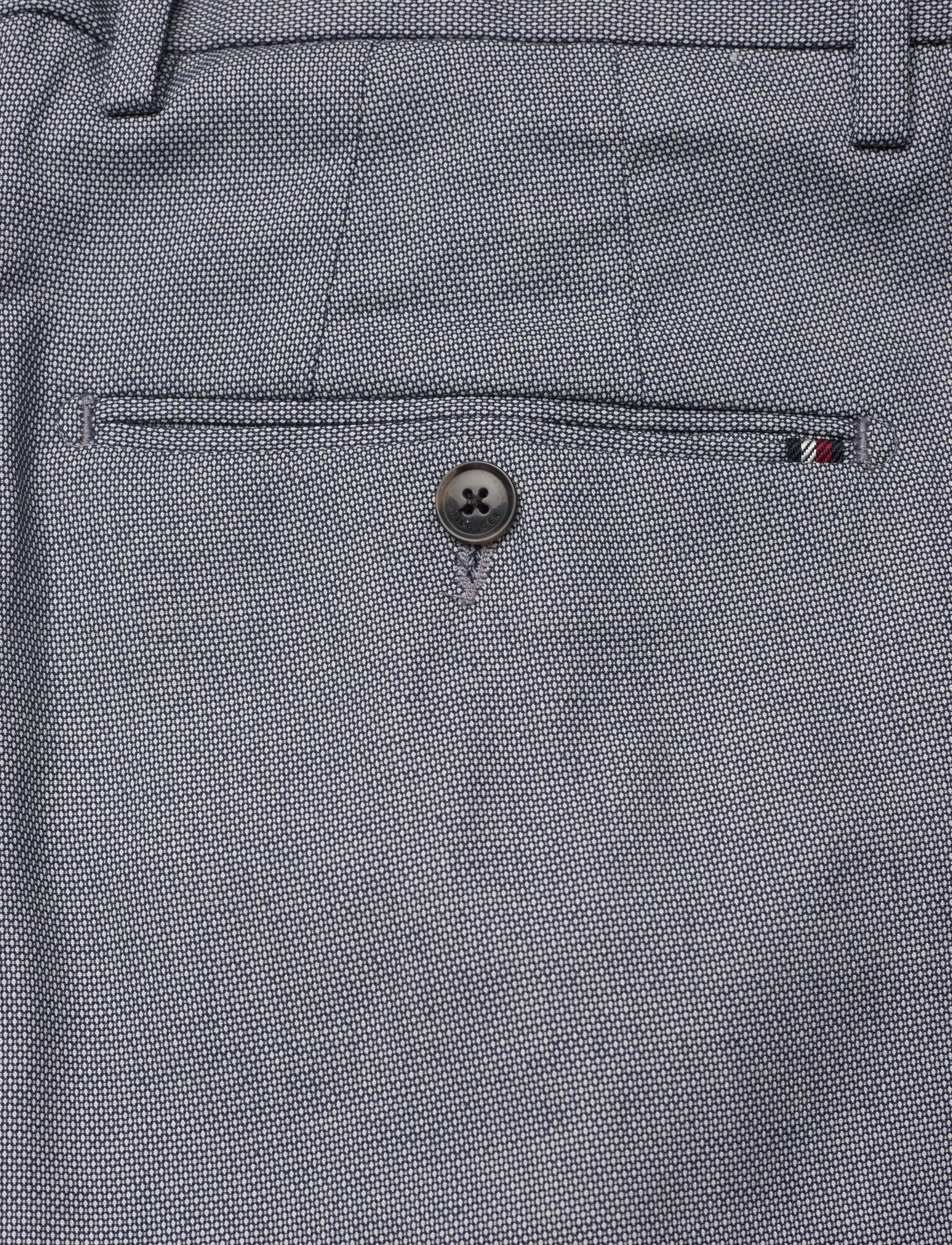 Tommy Hilfiger - DC REGULAR OXFORD PANTS - casual trousers - carbon navy - 4