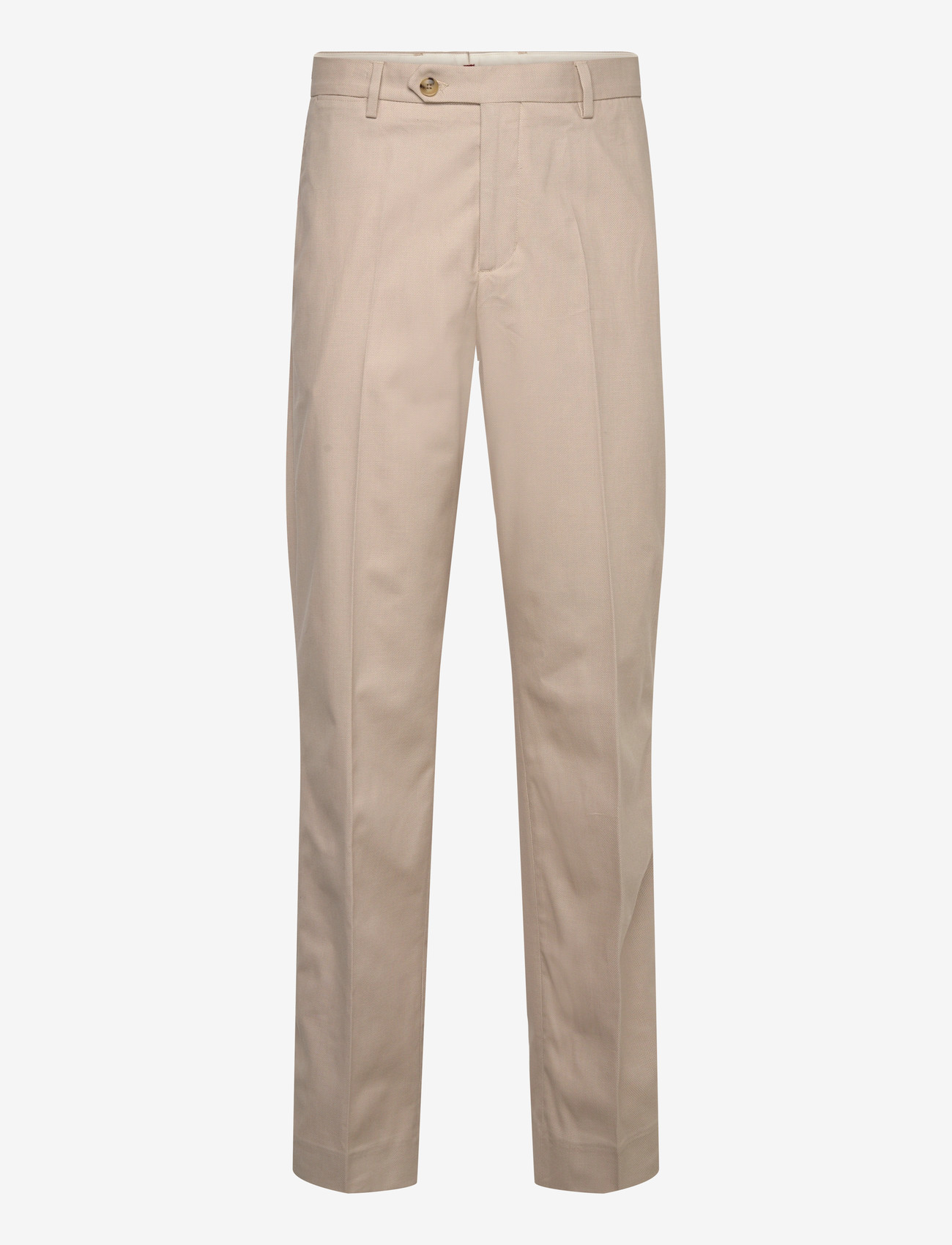 Tommy Hilfiger - DC REGULAR OXFORD PANTS - casual bukser - sandalwood - 0
