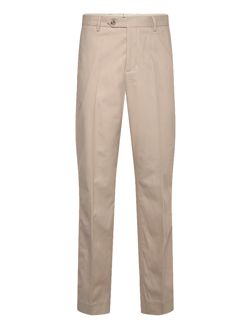 Tommy Hilfiger - DC REGULAR OXFORD PANTS - casual bukser - sandalwood - 0