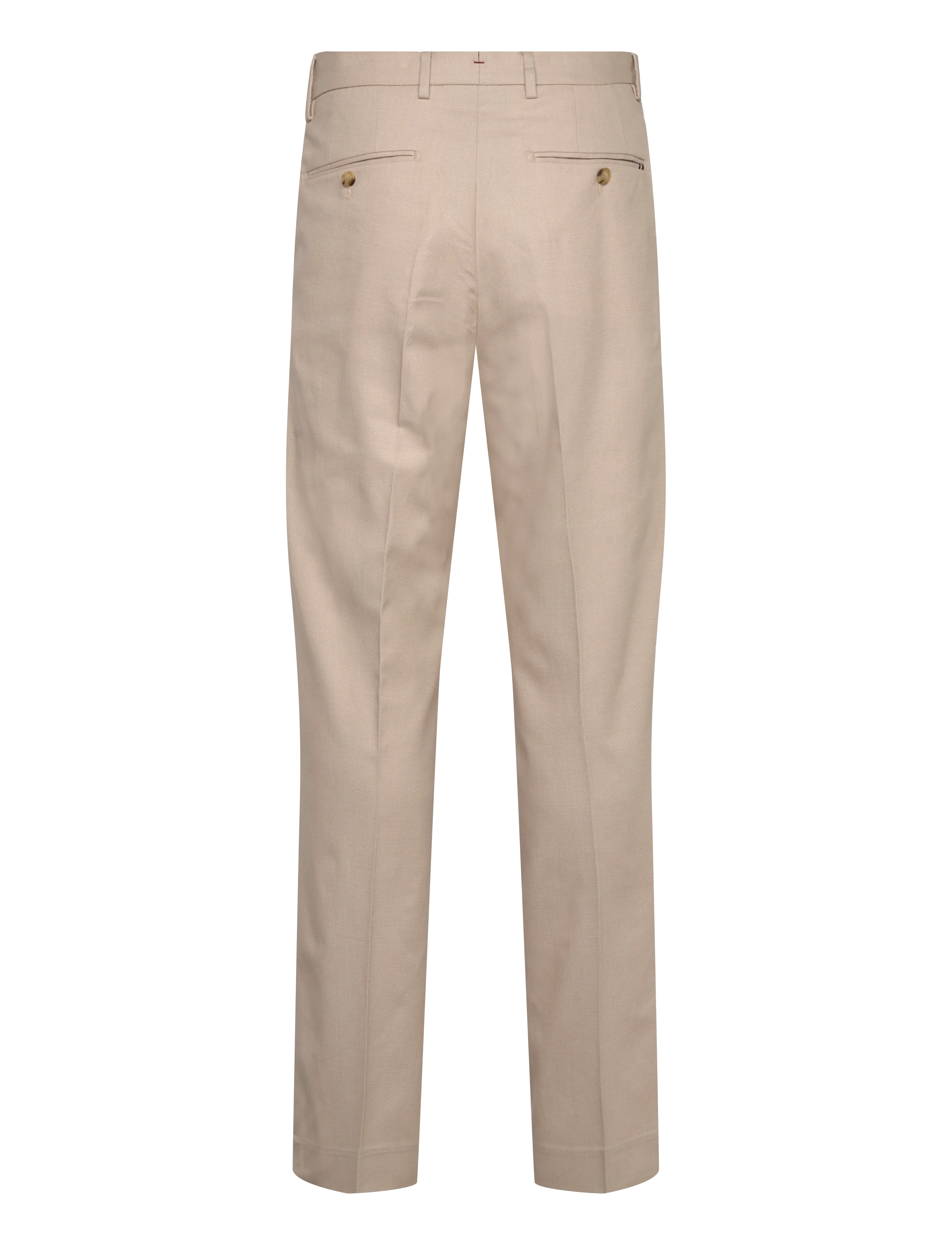 Tommy Hilfiger - DC REGULAR OXFORD PANTS - casual byxor - sandalwood - 1