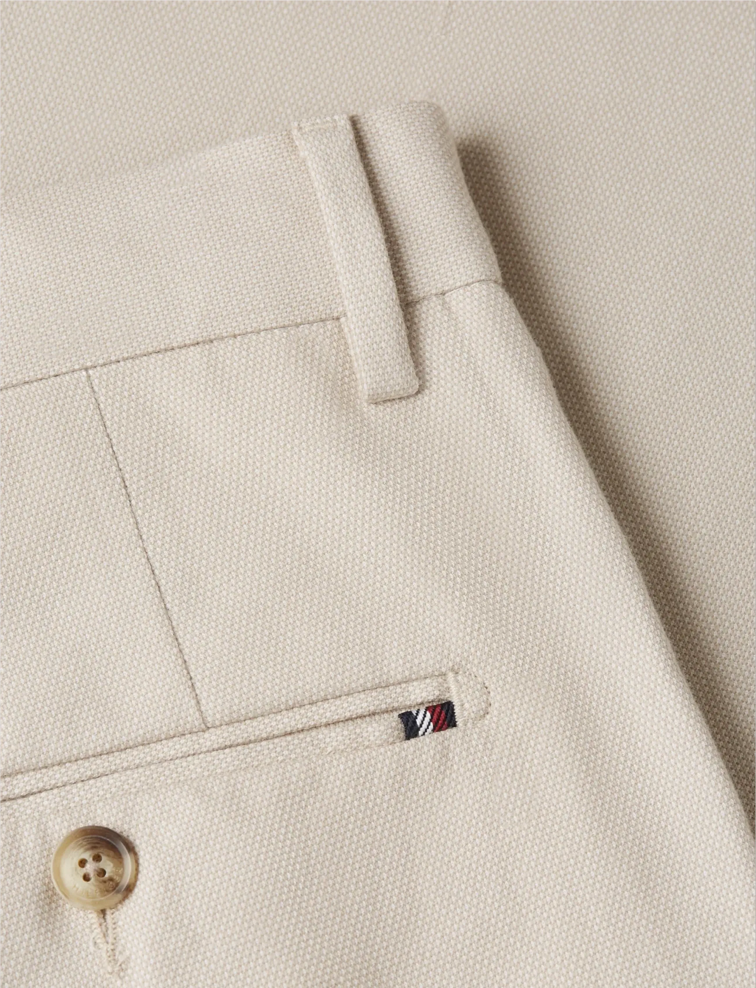 Tommy Hilfiger - DC REGULAR OXFORD PANTS - casual byxor - sandalwood - 2