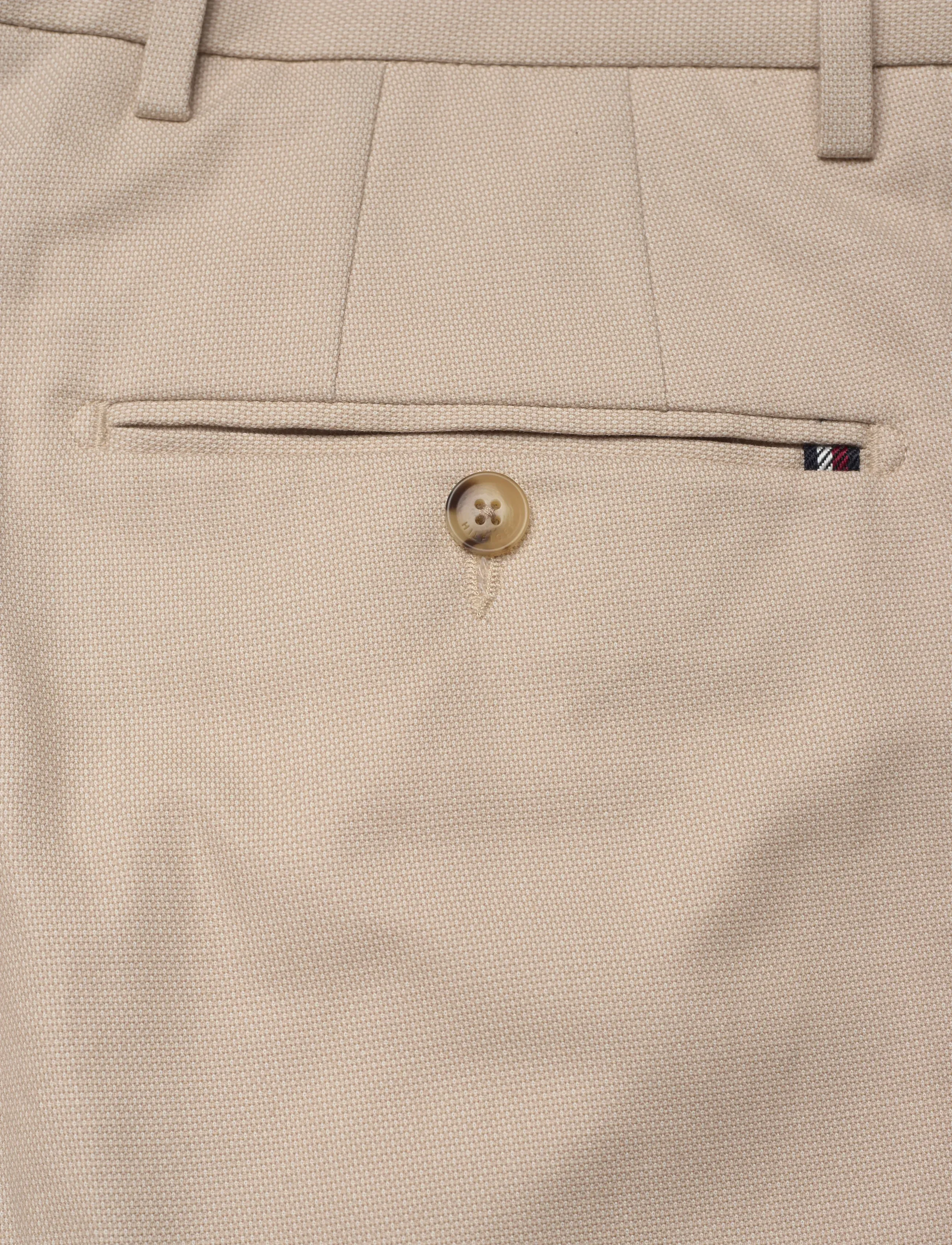 Tommy Hilfiger - DC REGULAR OXFORD PANTS - casual byxor - sandalwood - 4