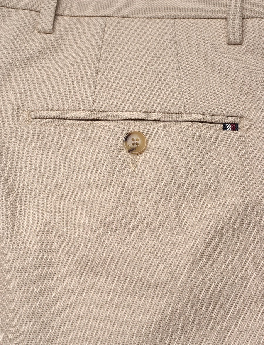 Tommy Hilfiger - DC REGULAR OXFORD PANTS - casual byxor - sandalwood - 4