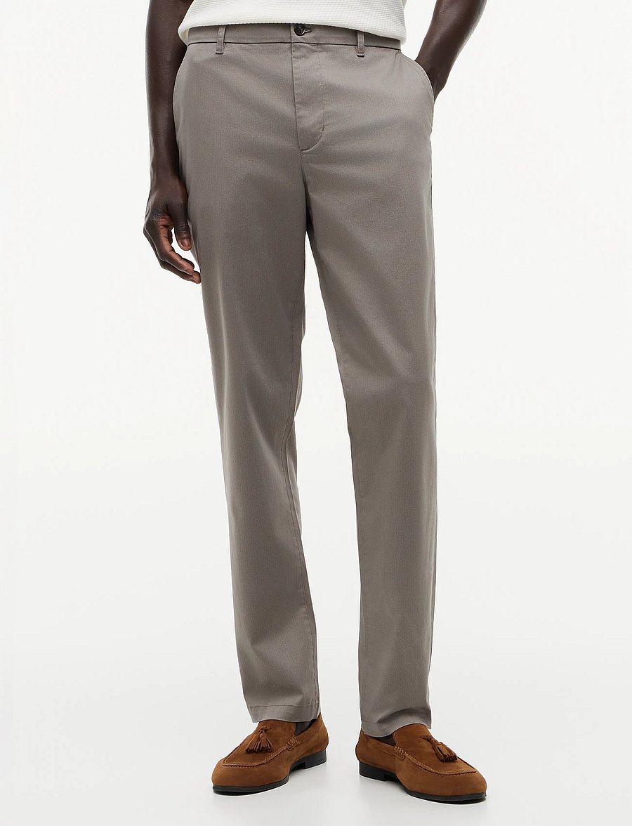 Tommy Hilfiger - DENTON PRINTED STRUCTURE - chinos - hydrogen grey - 0