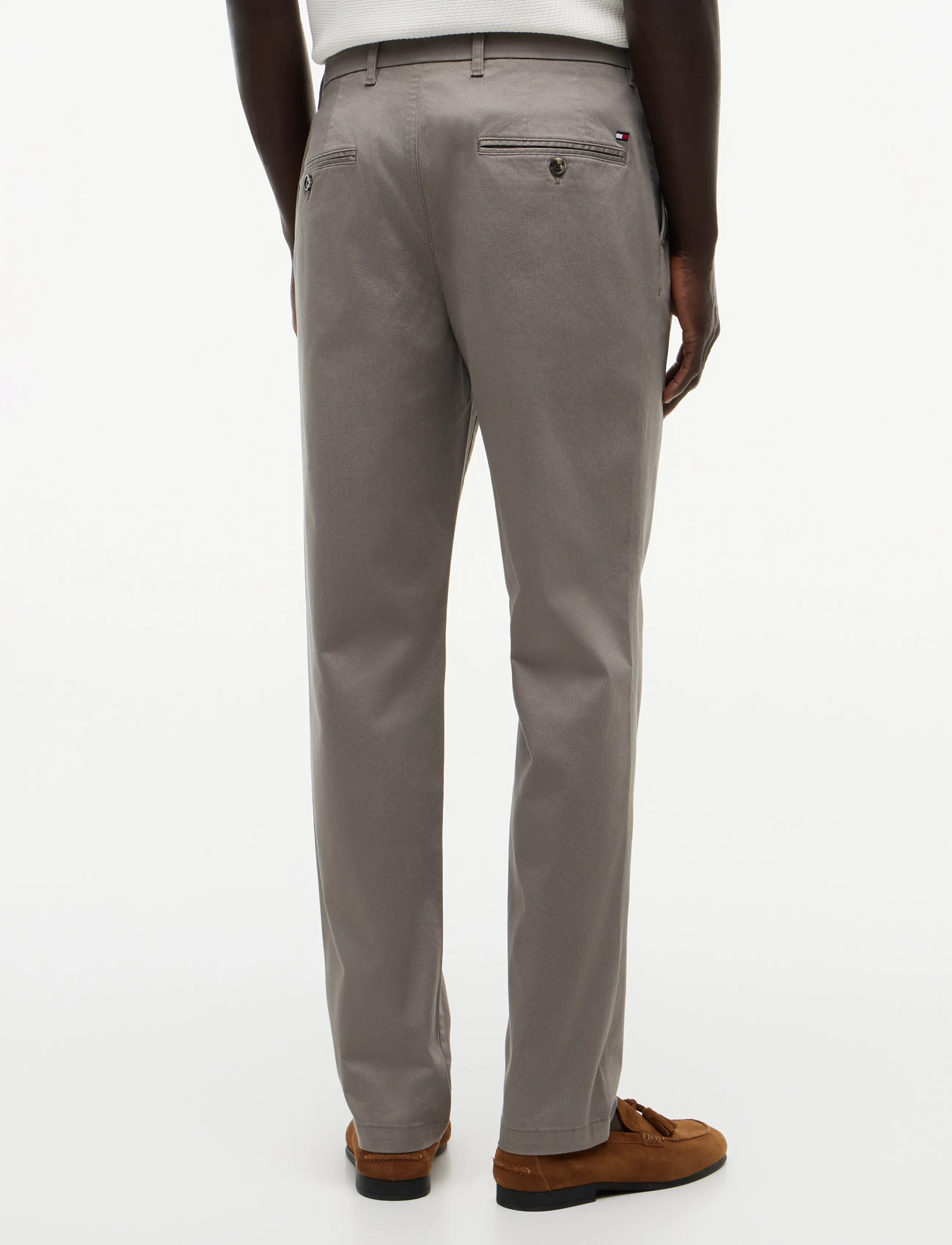 Tommy Hilfiger - DENTON PRINTED STRUCTURE - chinos - hydrogen grey - 2