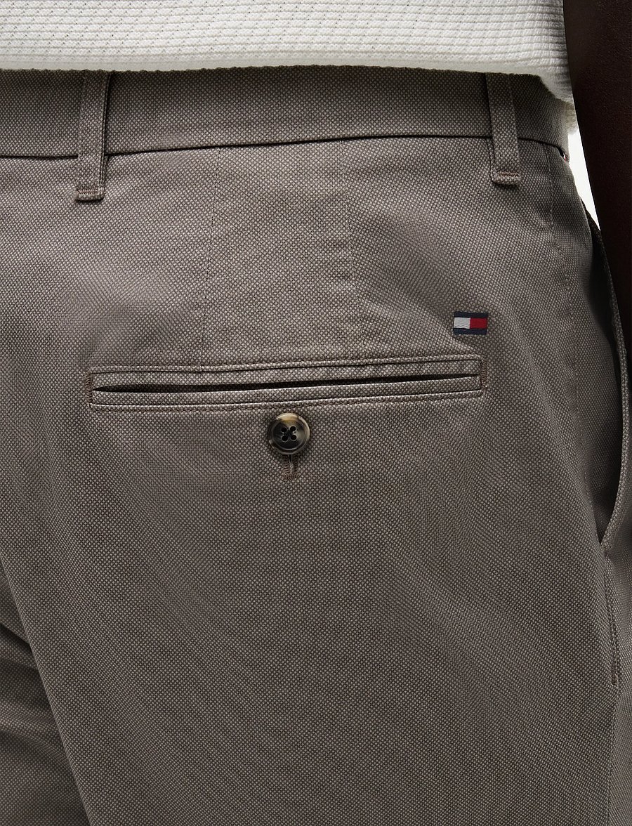 Tommy Hilfiger - DENTON PRINTED STRUCTURE - chinos - hydrogen grey - 4