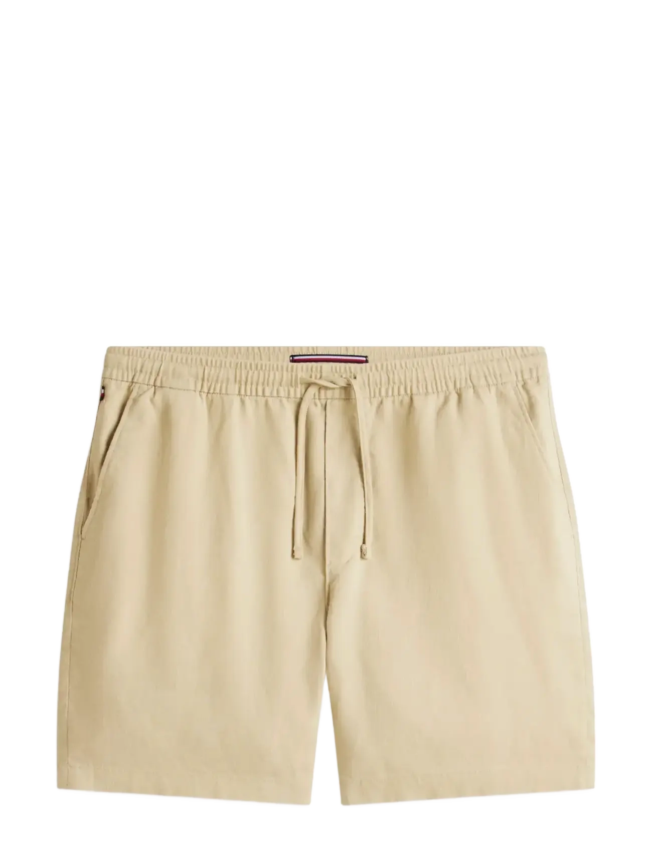 Tommy Hilfiger DOVER 8 PO SORONA LINEN 2/2 - Shorts - BATIQUE KHAKI / beige