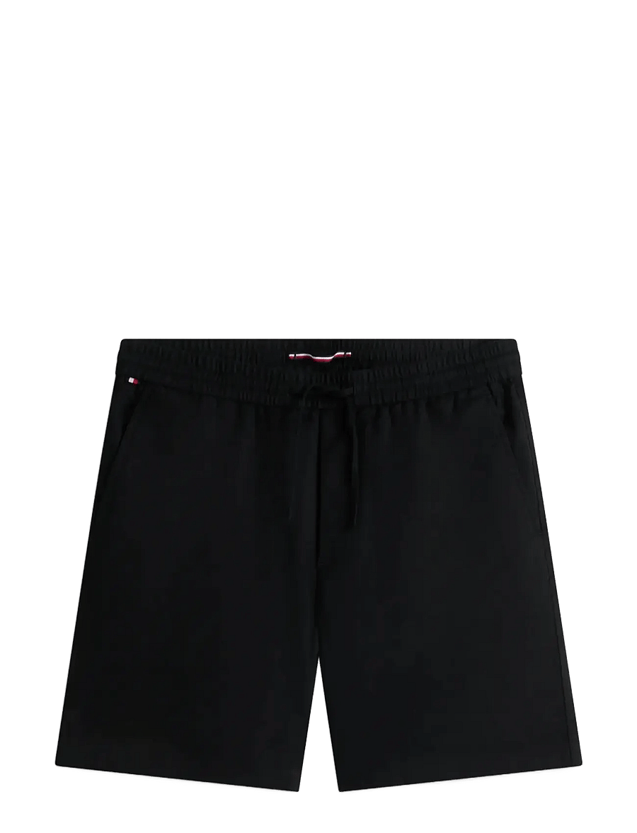 Tommy Hilfiger - DOVER 8 PO SORONA LINEN 2/2 - leinen-shorts - black - 1