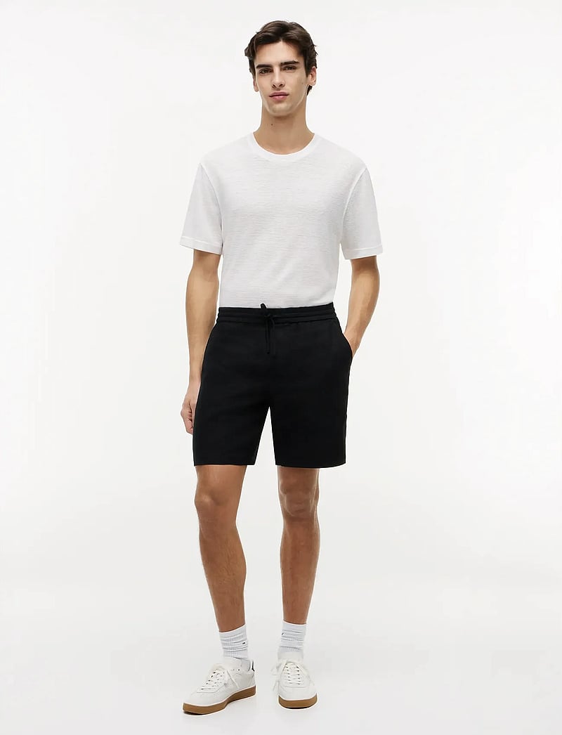 Tommy Hilfiger - DOVER 8 PO SORONA LINEN - linneshorts - black - 3