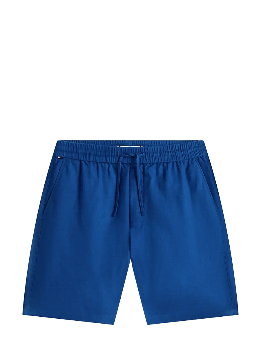 Tommy Hilfiger - DOVER 8 PO SORONA LINEN 2/2 - linased lühikesed püksid - blue jean - 1