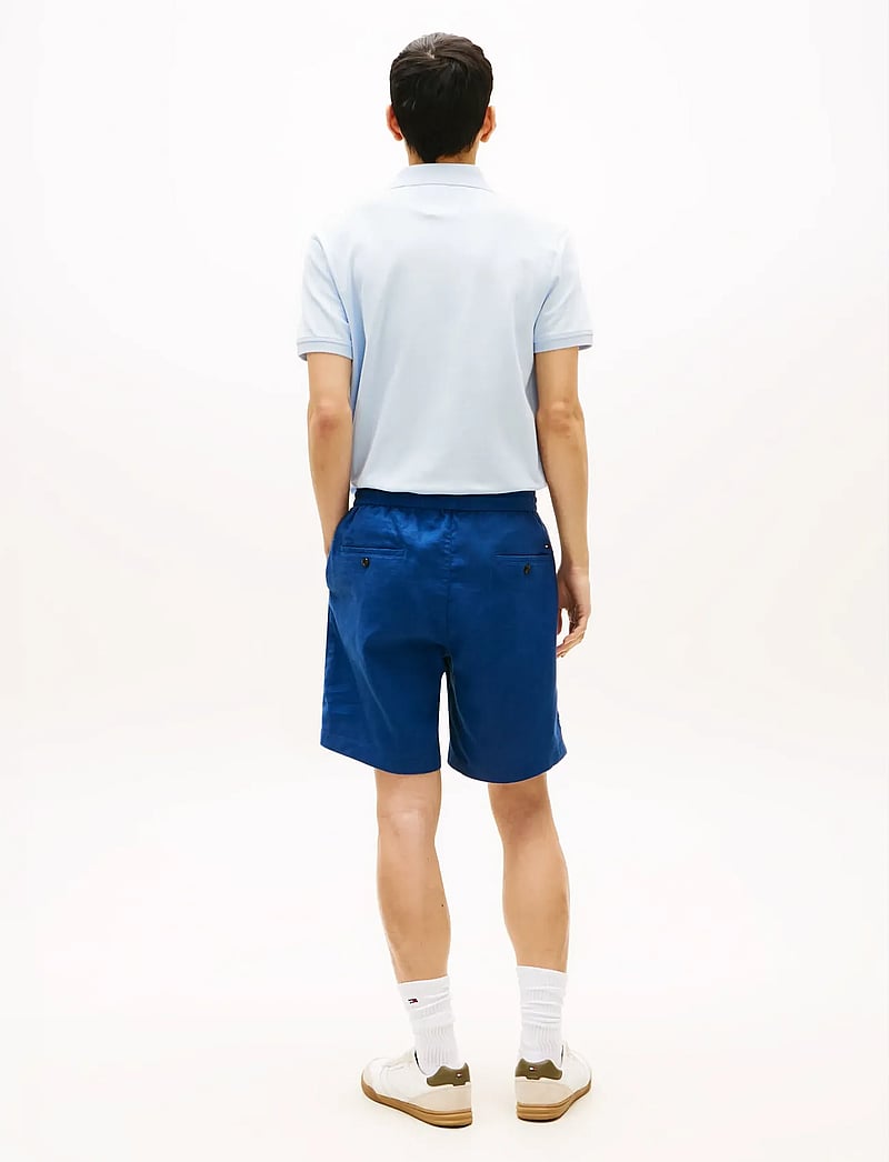 Tommy Hilfiger - DOVER 8 PO SORONA LINEN - linneshorts - blue jean - 2