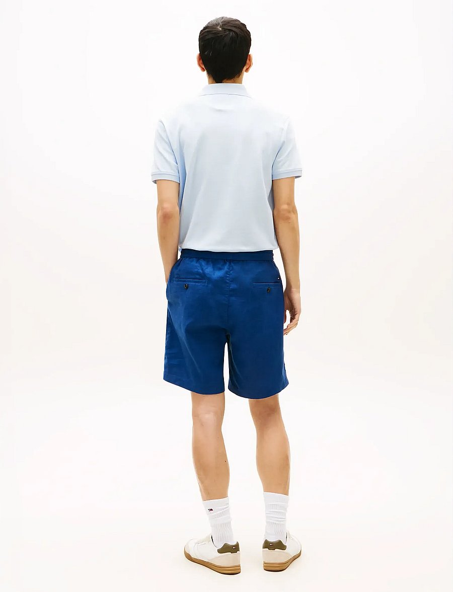 Tommy Hilfiger - DOVER 8 PO SORONA LINEN 2/2 - linased lühikesed püksid - blue jean - 2