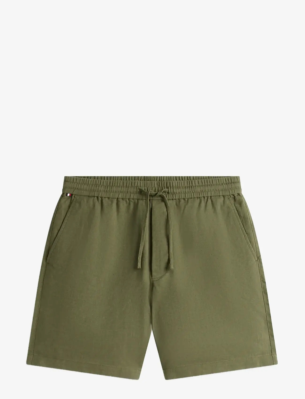Tommy Hilfiger - DOVER 8 PO SORONA LINEN - linneshorts - dark artichoke - 1