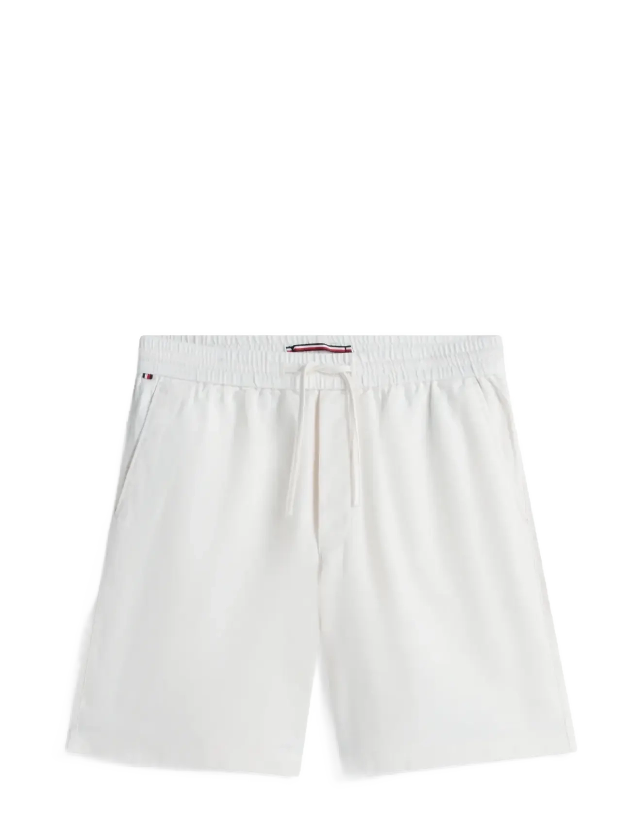 Tommy Hilfiger DOVER 8 PO SORONA LINEN 2/2 - Shorts - IVORY PETAL / white