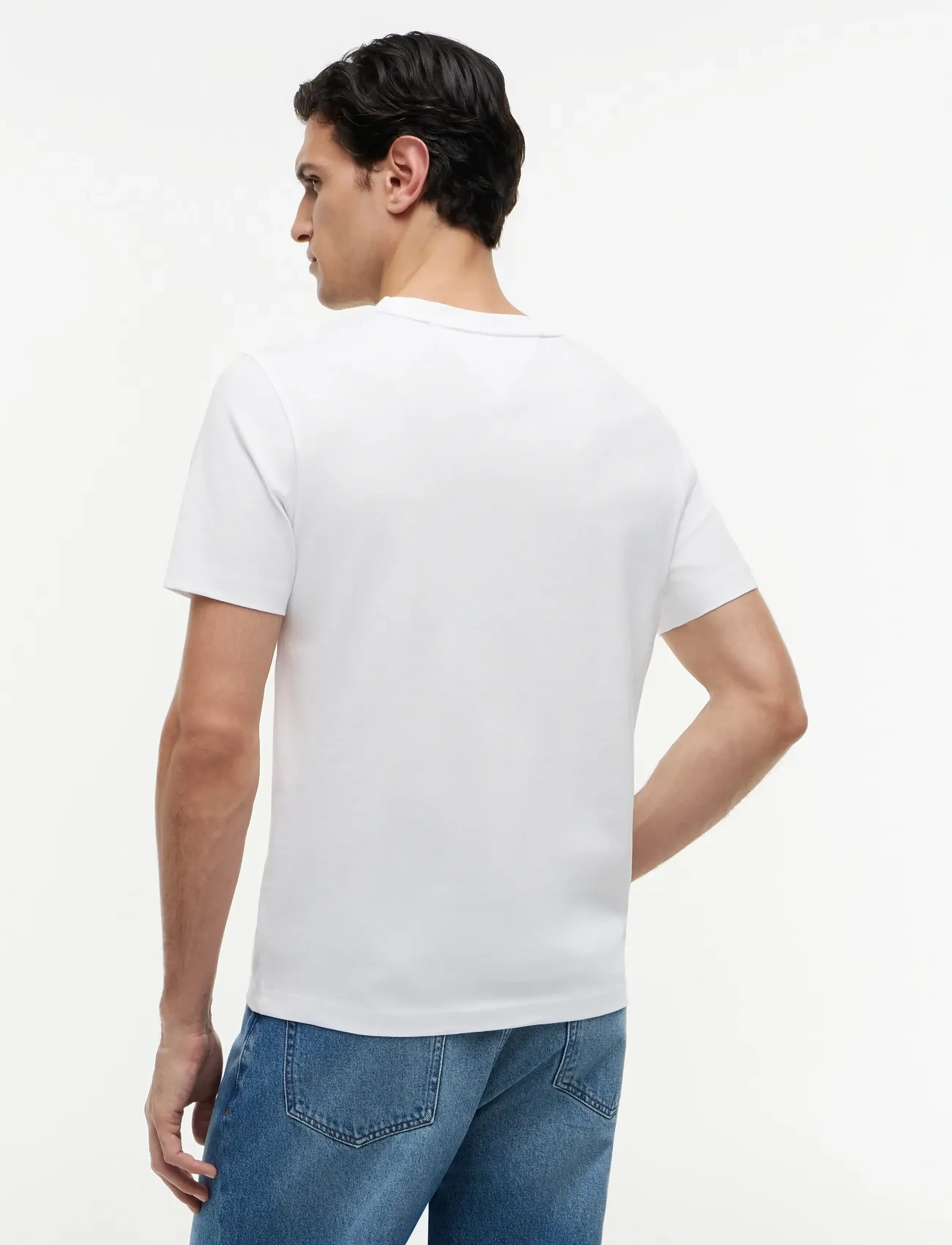 Tommy Hilfiger - BRAND LOVE NEW RWB REG TEE - kortermede t-skjorter - white - 2