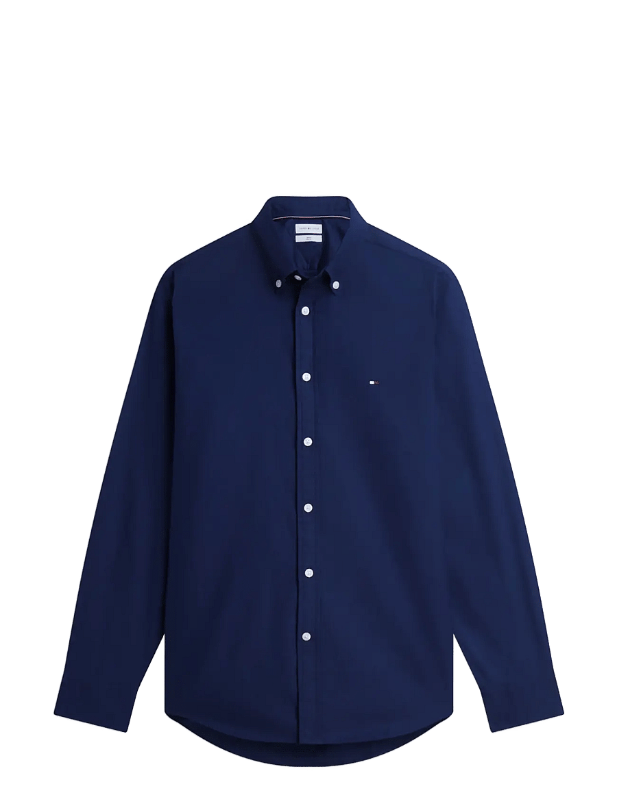 Tommy Hilfiger - FLEX DOBBY SF SHIRT - casual shirts - carbon navy - 1