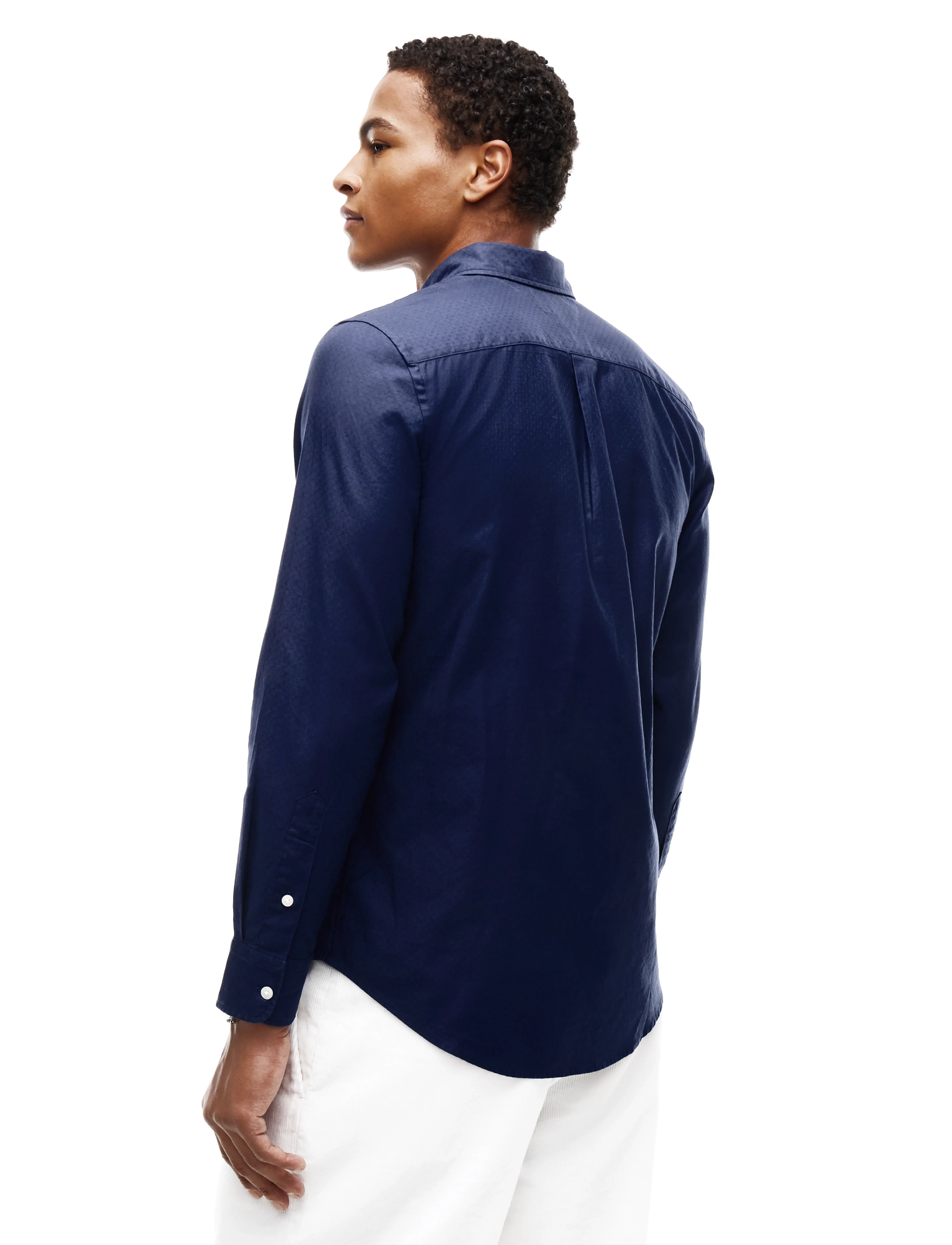 Tommy Hilfiger - FLEX DOBBY SF SHIRT - casual shirts - carbon navy - 2