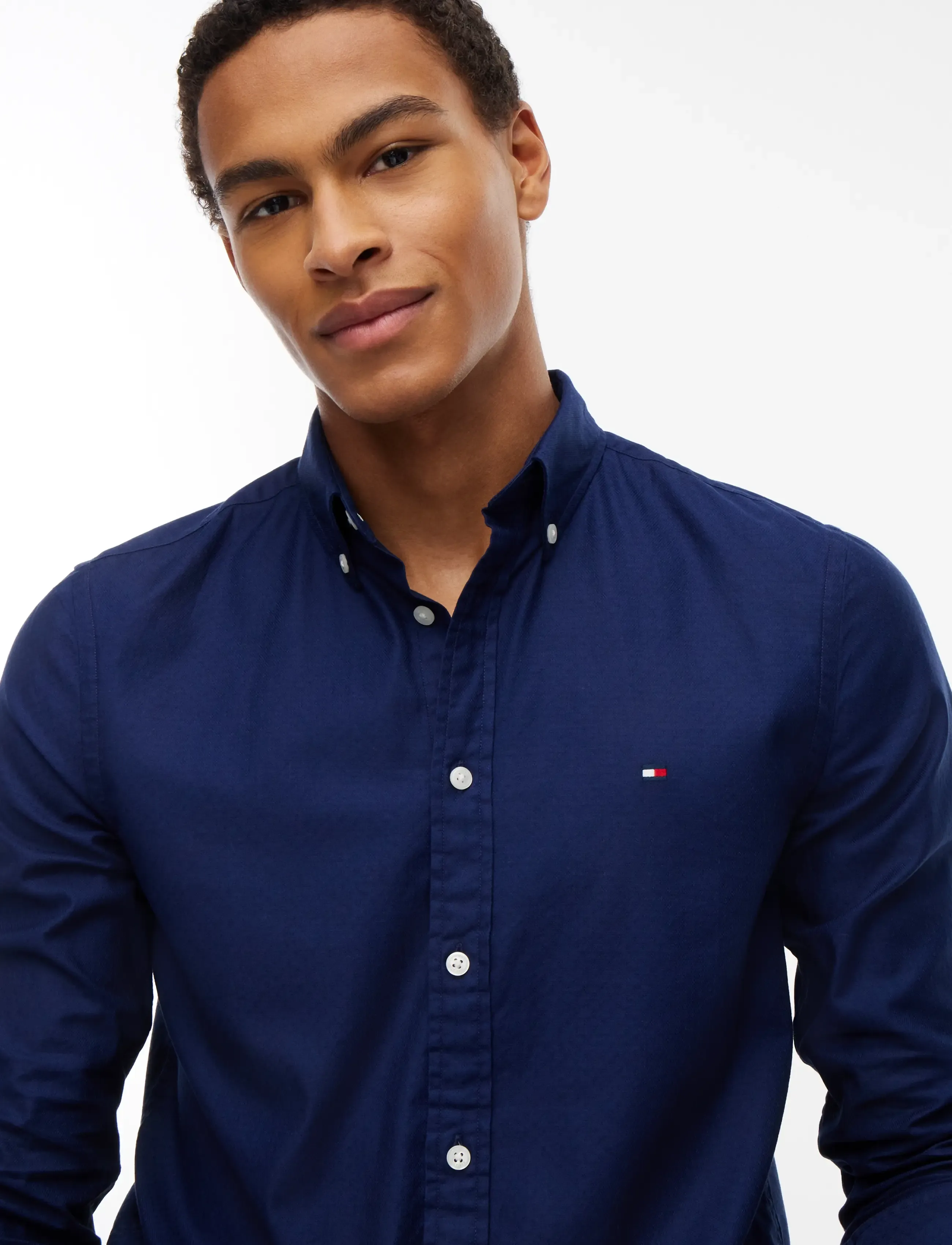 Tommy Hilfiger - FLEX DOBBY SF SHIRT - casual shirts - carbon navy - 3