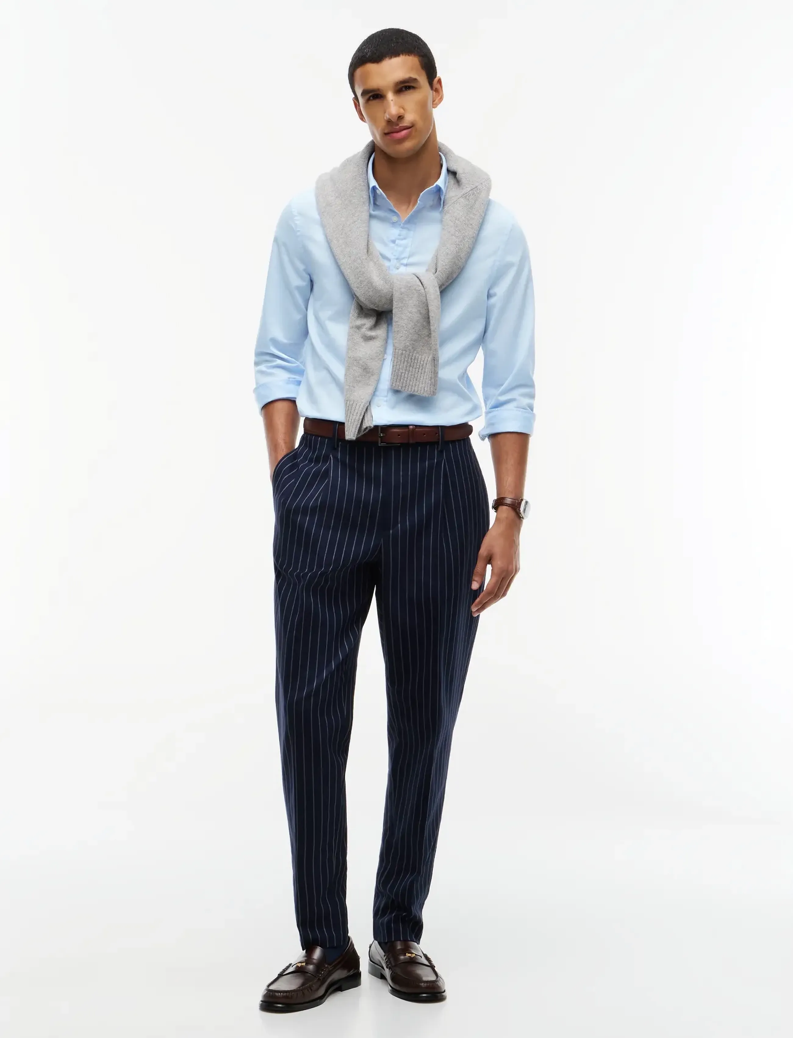 Tommy Hilfiger - FLEX DOBBY SF SHIRT - casual hemden - sweet blue - 4