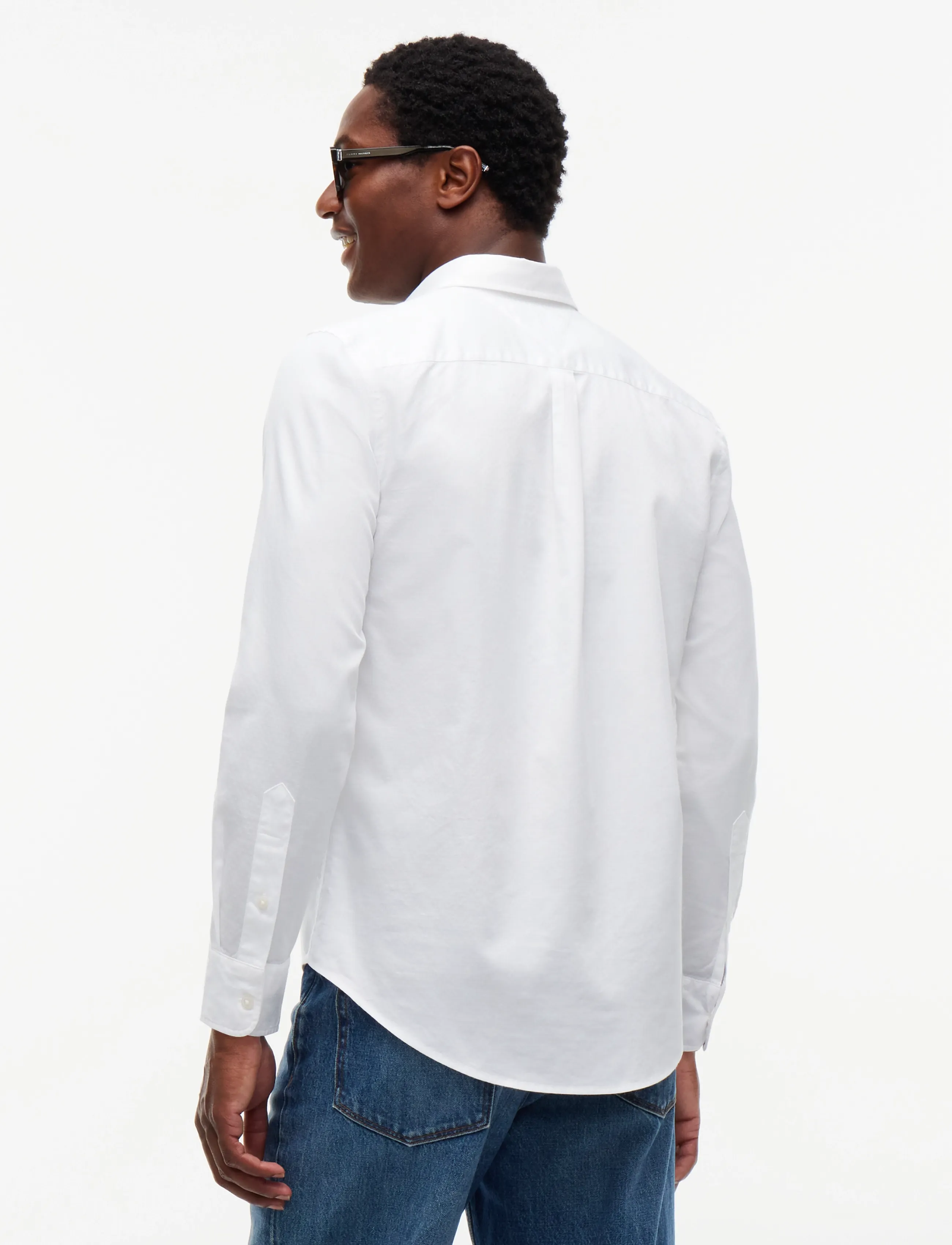 Tommy Hilfiger - FLEX DOBBY SF SHIRT - freizeithemden - white - 2