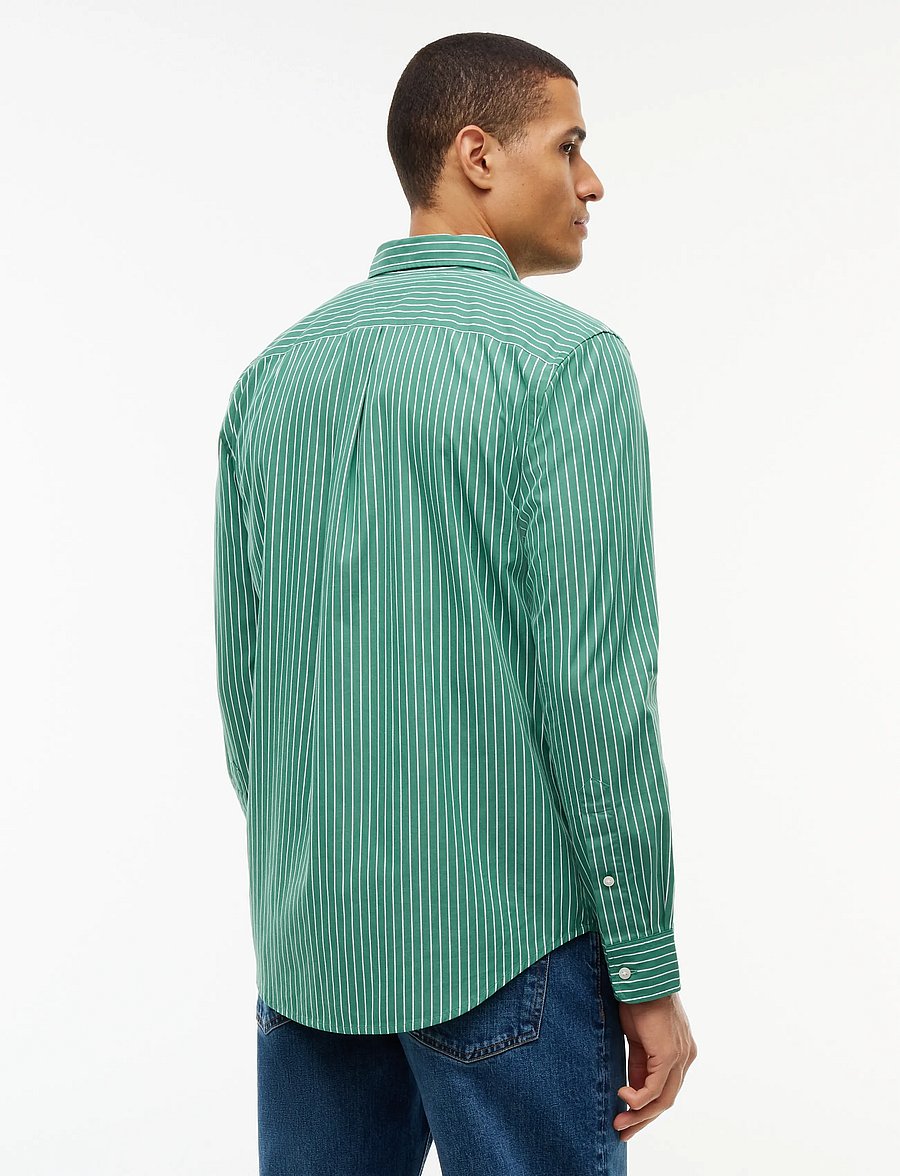 Tommy Hilfiger - FLEX HAIRLINE POPLIN RF SHIRT - alaskan green stripe - 2