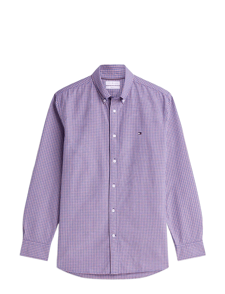 Tommy Hilfiger - HERITAGE OXFORD TARTAN RF SHIRT - oxford-hemden - medium red check - 1