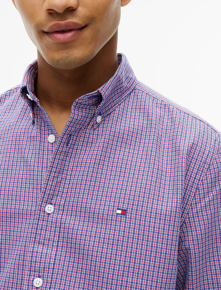 Tommy Hilfiger - HERITAGE OXFORD TARTAN RF SHIRT - oxford-hemden - medium red check - 3