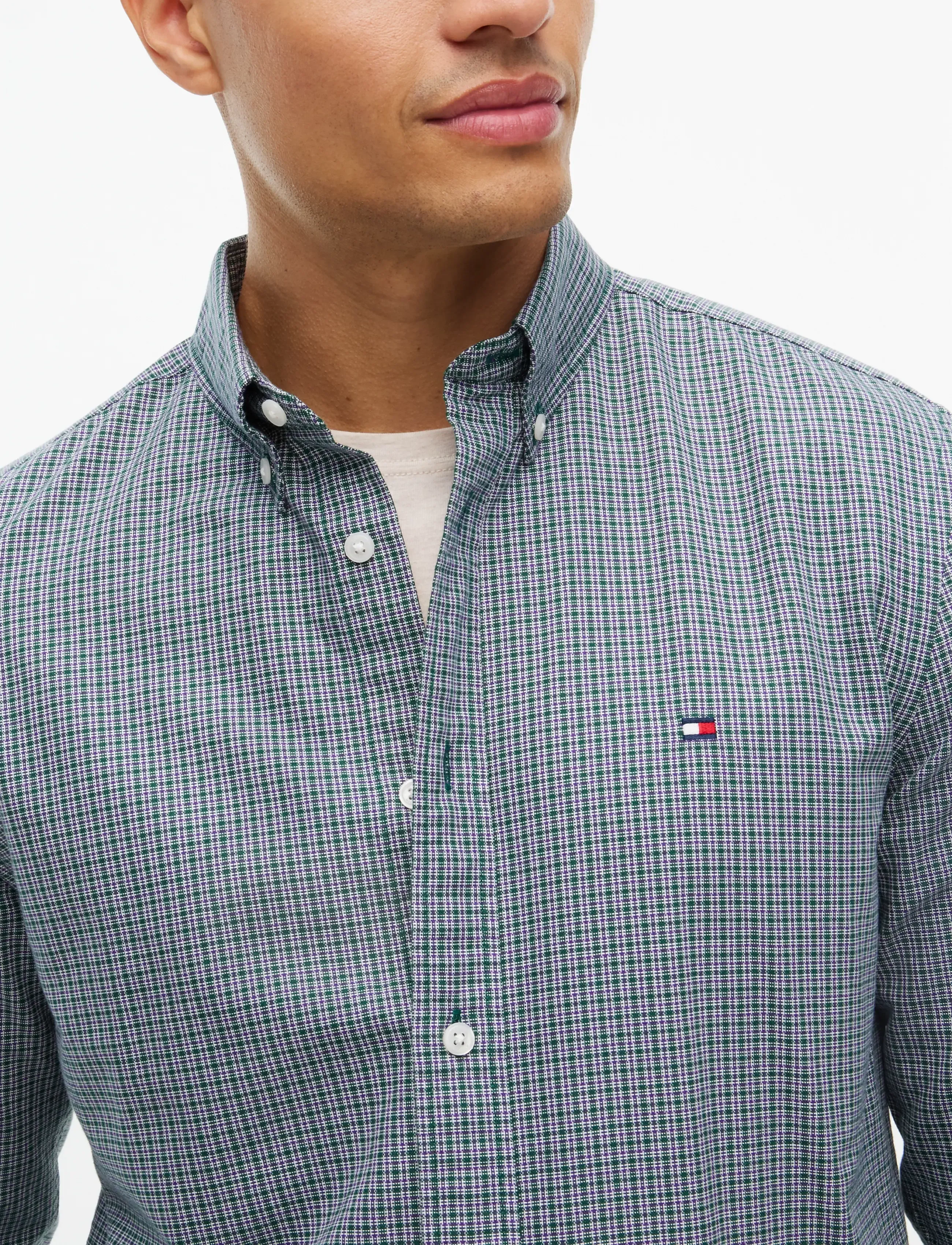 Tommy Hilfiger - HERITAGE OXFORD TARTAN RF SHIRT - ornamental green   check - 3