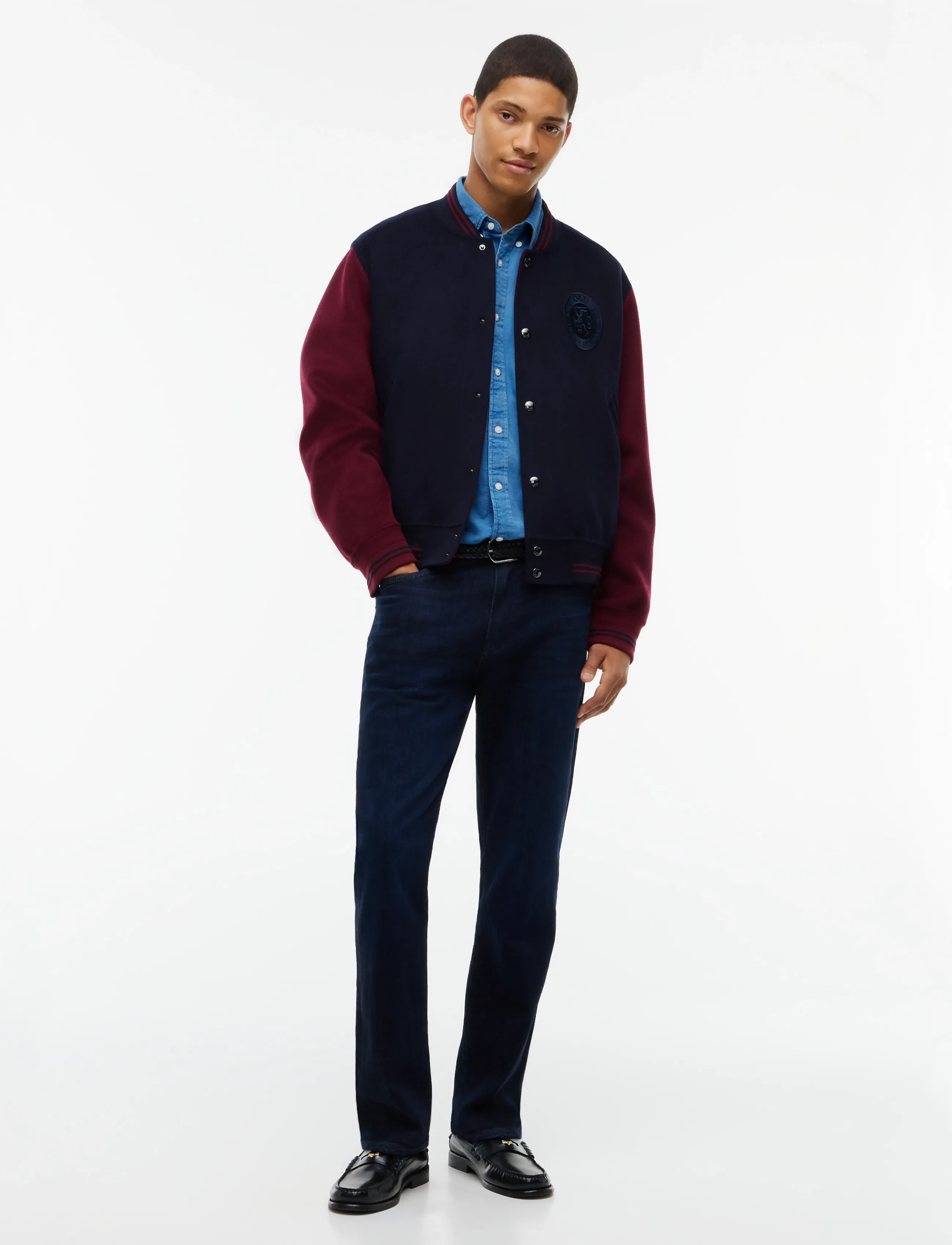 Tommy Hilfiger - INDIGO DOBBY RF SHIRT - freizeithemden - mid indigo blue - 4