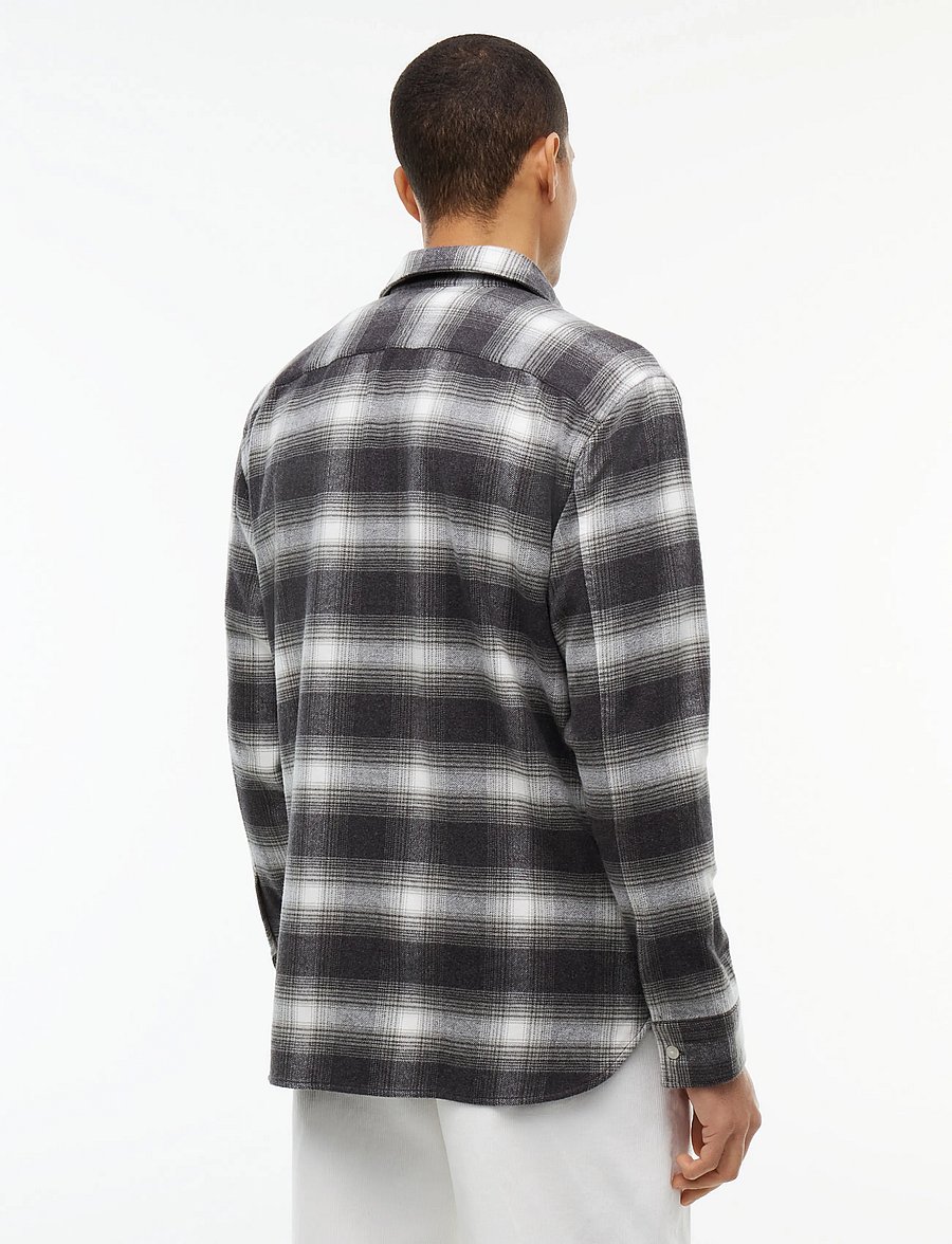 Tommy Hilfiger - FLANNEL CHECK OVERSHIRT - shoppa efter tillfälle - dark grey heather check - 2