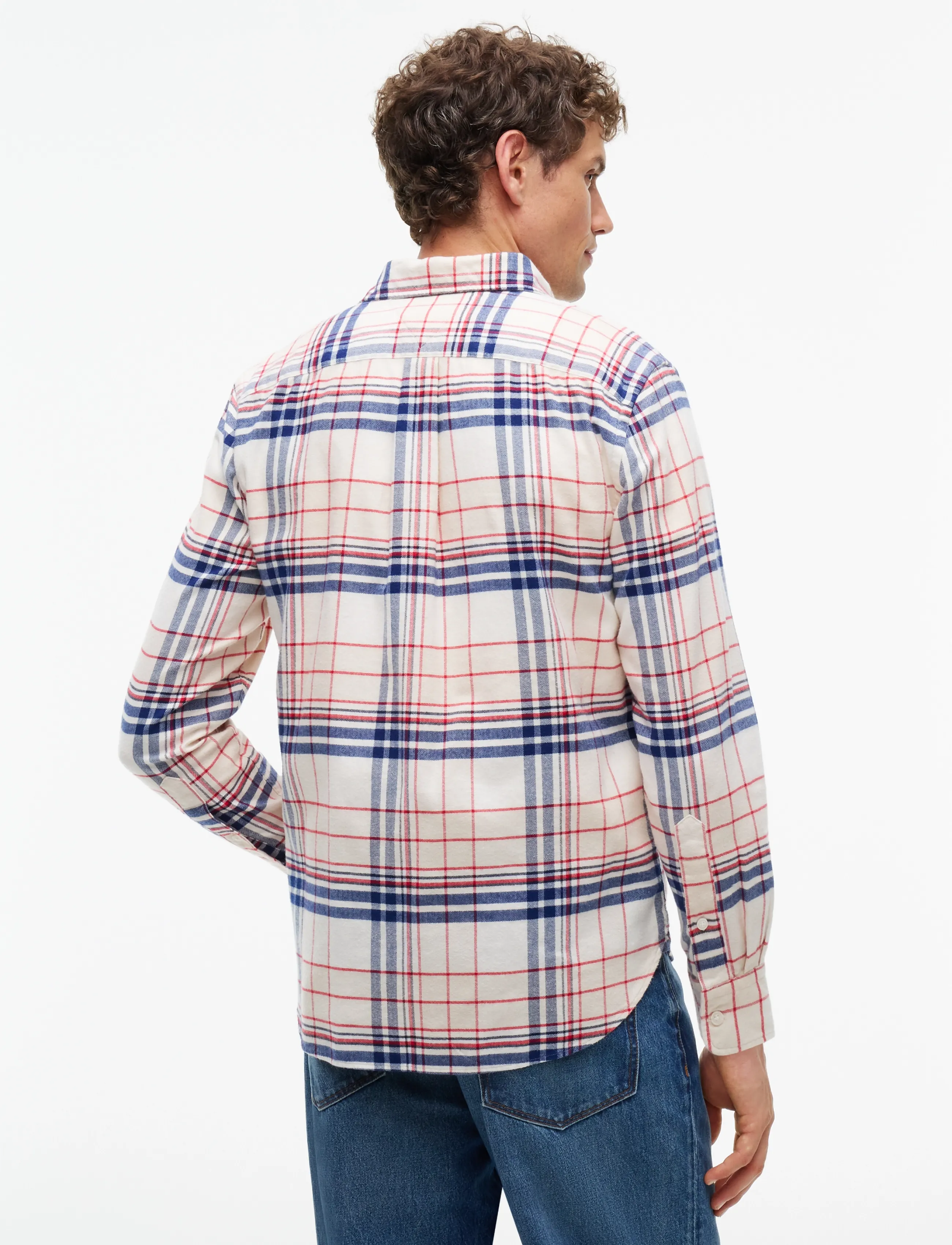 Tommy Hilfiger - HERO FLANNEL TARTN CHCK RF SHIRT - ivory petal   check - 2