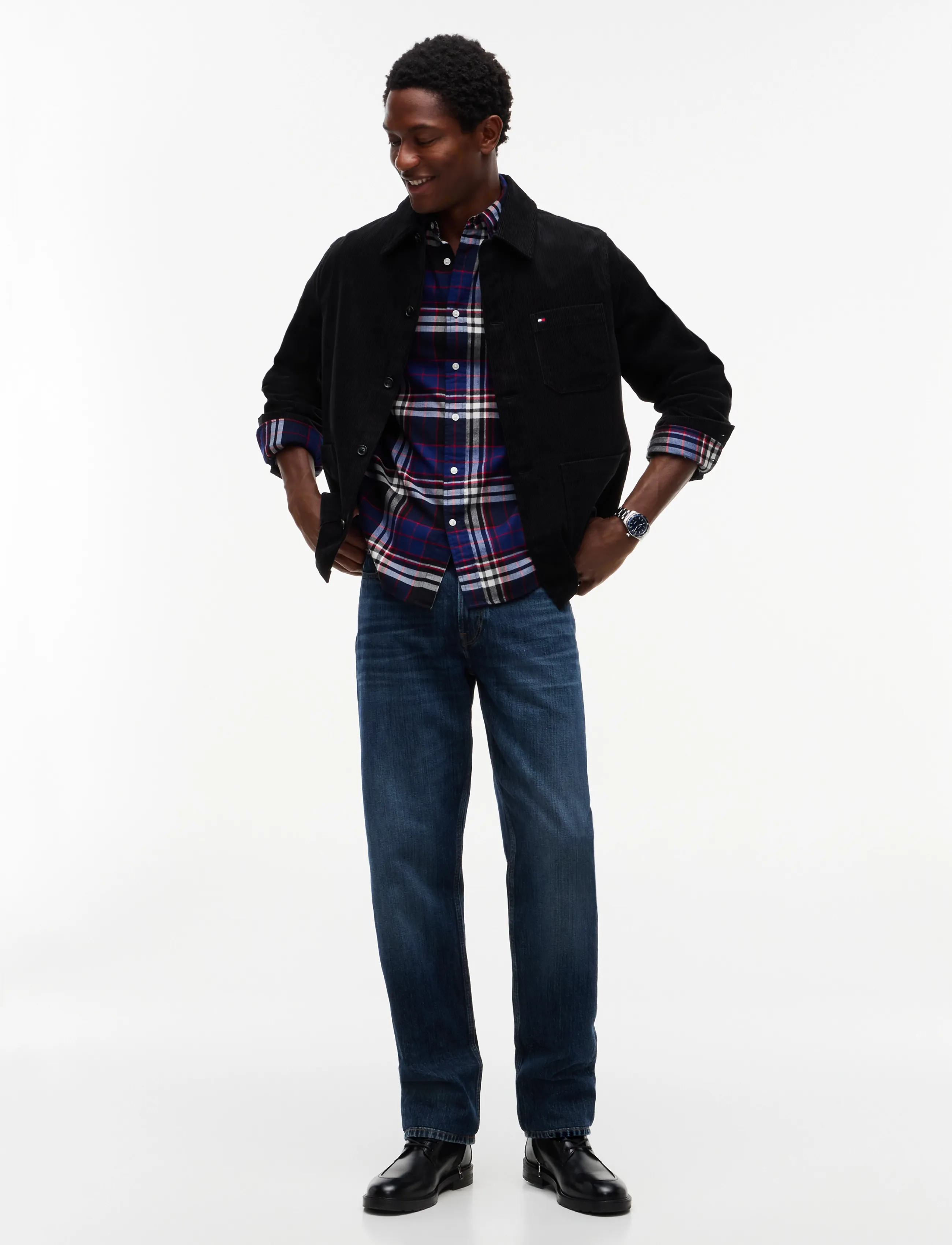 Tommy Hilfiger - HERO FLANNEL TARTN CHCK RF SHIRT - navy blue   check - 4